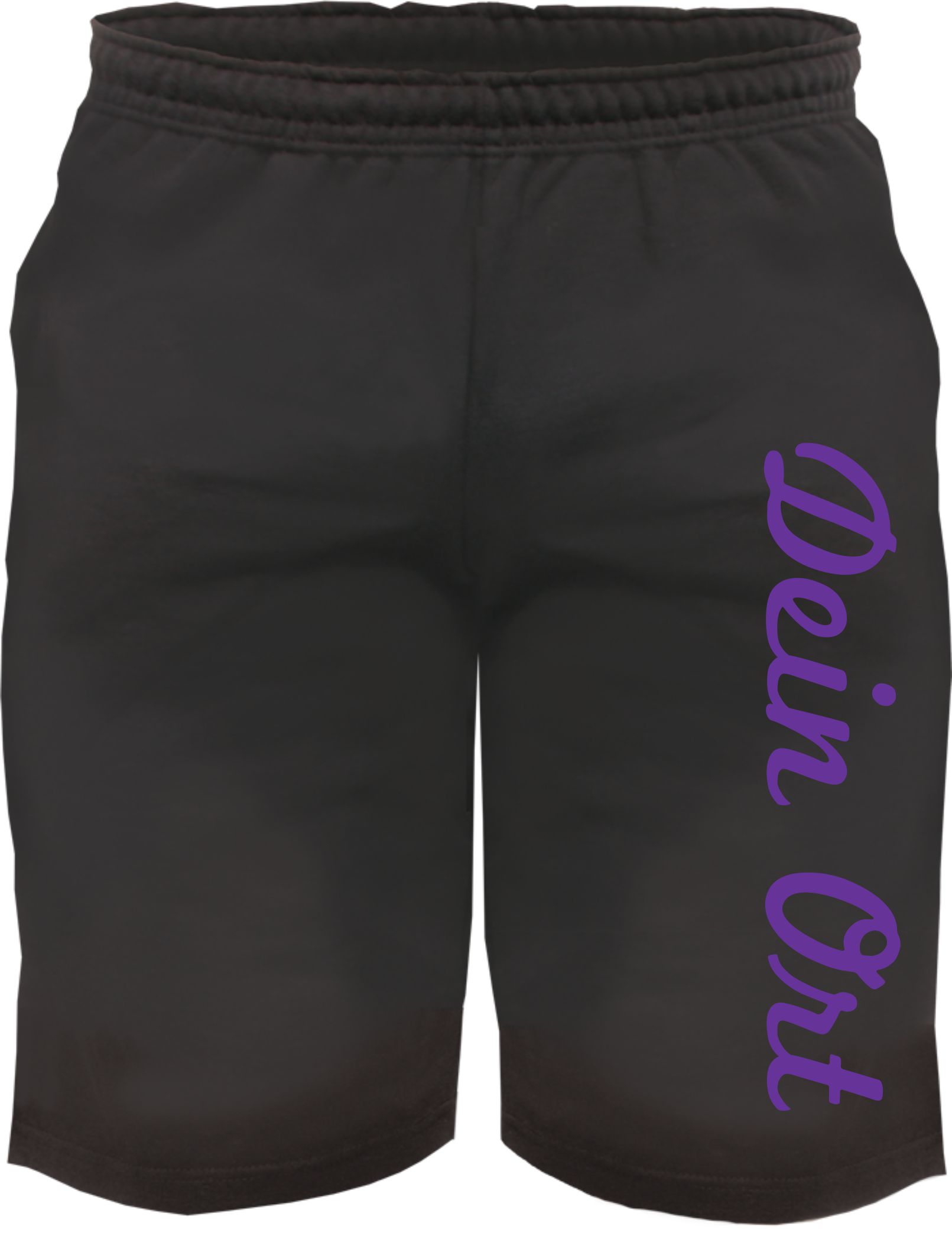 Individuelle Sweatshort - Schreibschrift - Wunschtext Druck - Kurze Hose