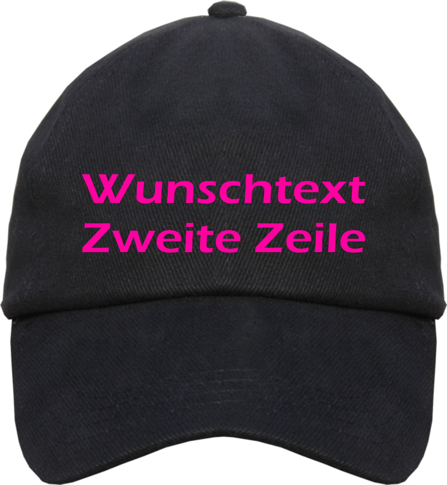Individuelles Cappy NEON - Blockschrift - mit Wunschtext bedruckt