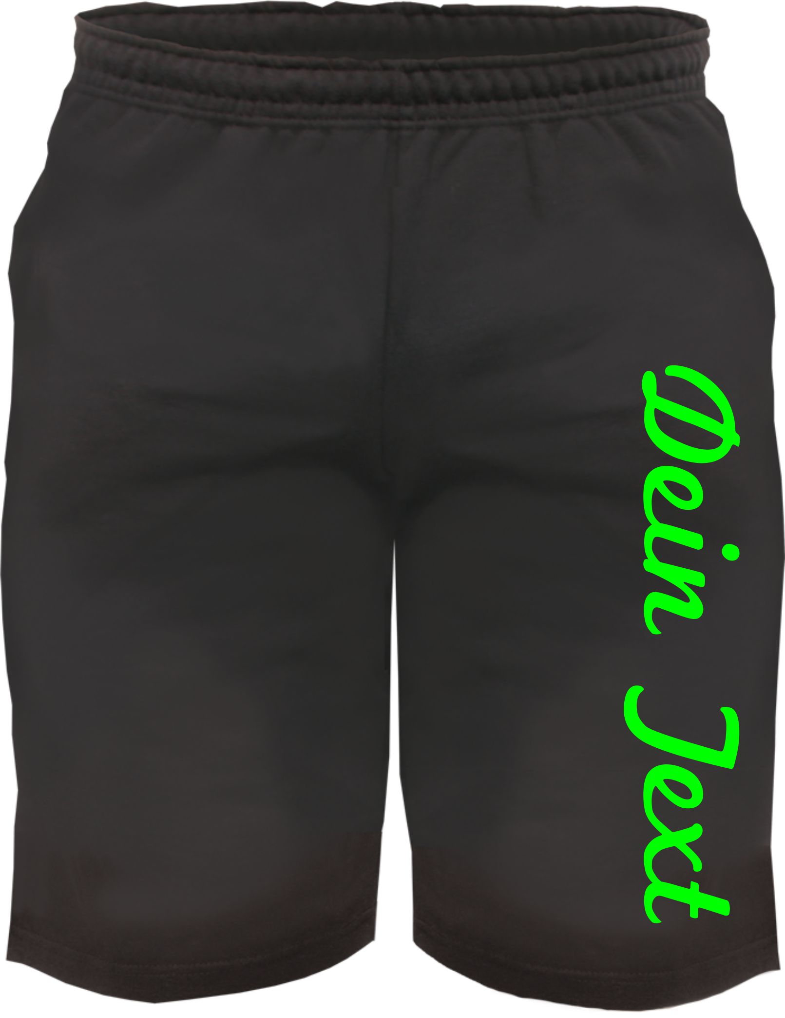 Individuelle Sweatshort - Schreibschrift - Wunschtext Druck - Kurze Hose