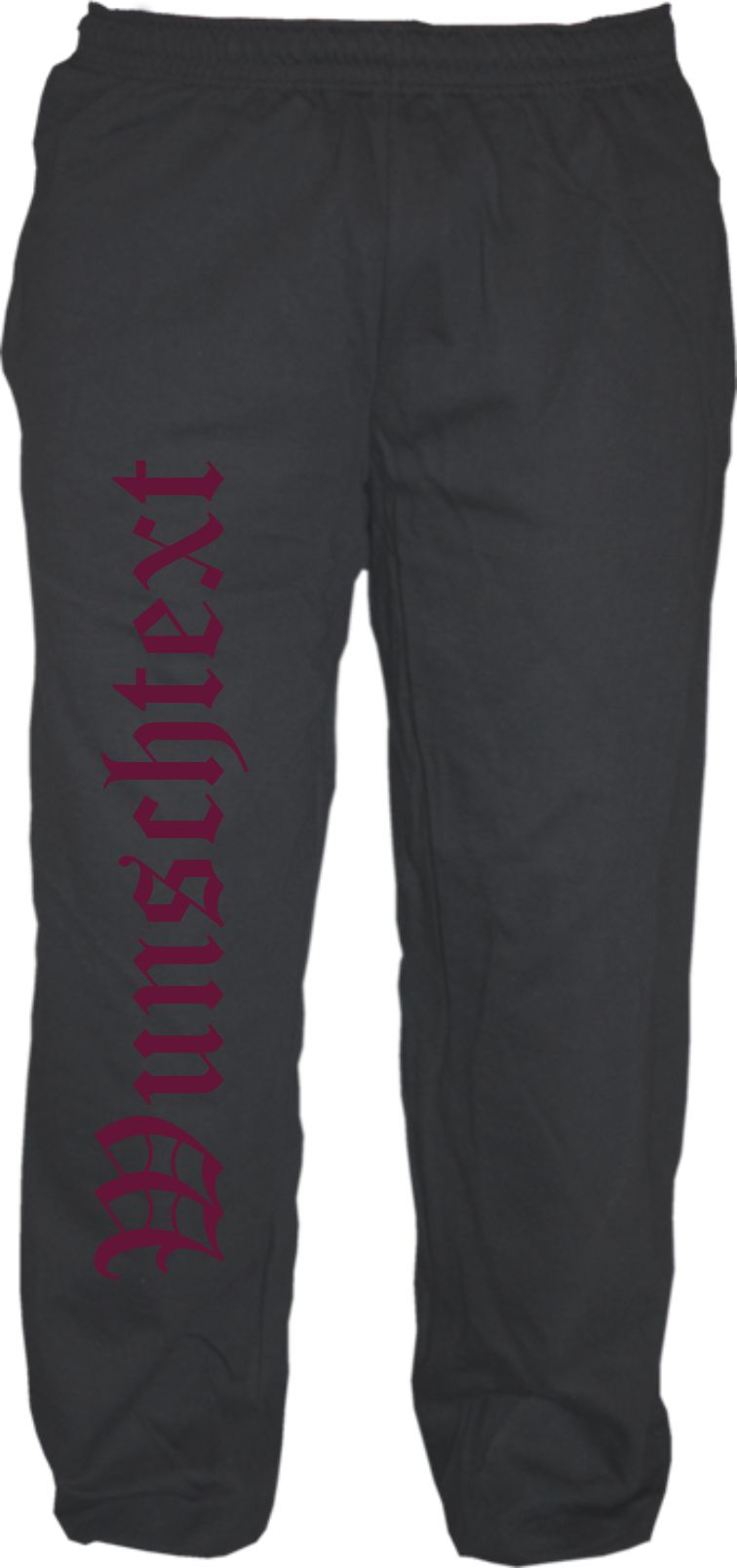 Individuelle Jogginghose - altdeutsch gerade - Wunschtext Druck - Sweatpants