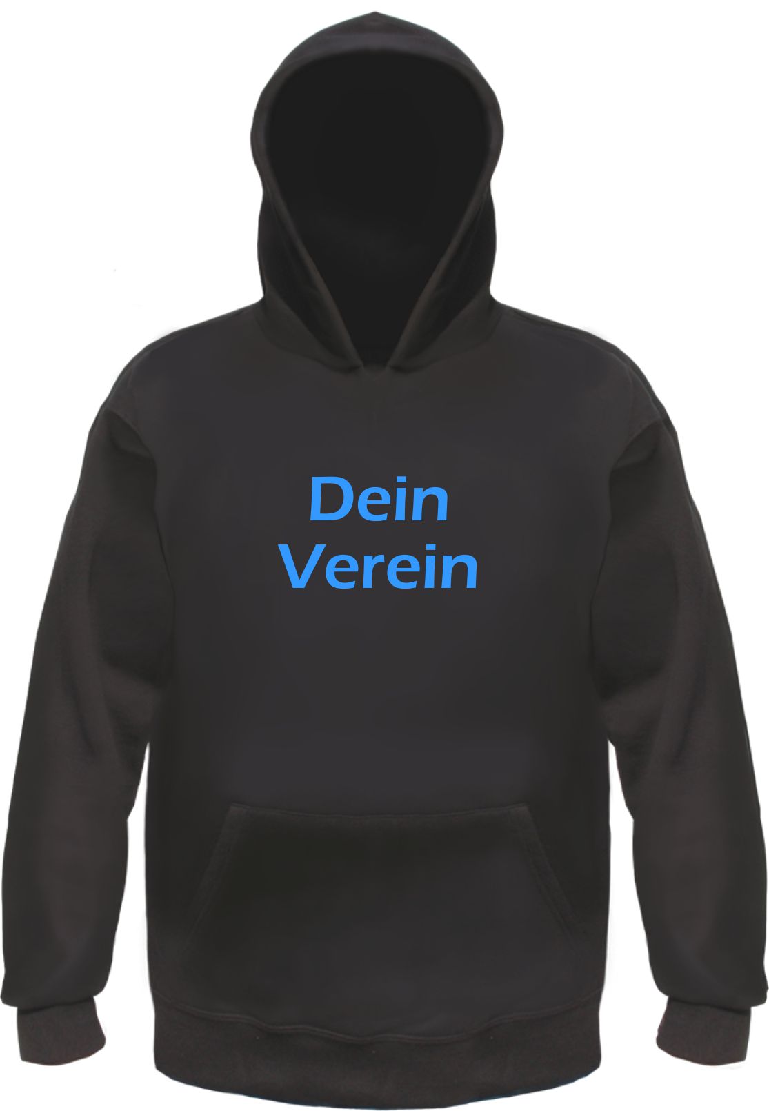 Individuelles Kapuzensweatshirt - Blockschrift - Wunschtext Druck