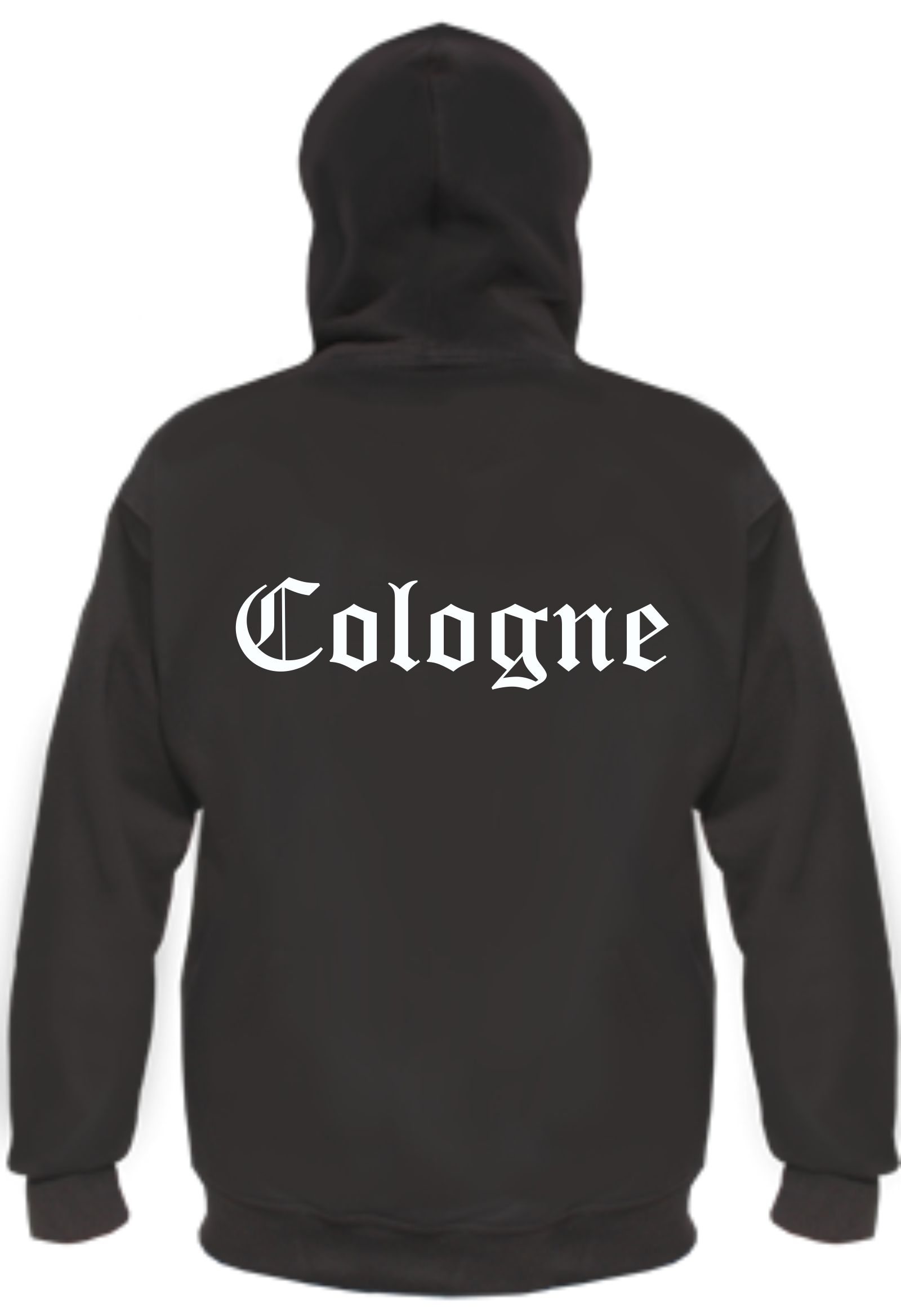 Cologne Kapuzenjacke - altdeutsch bedruckt - Sweatjacke Jacke Hoodie