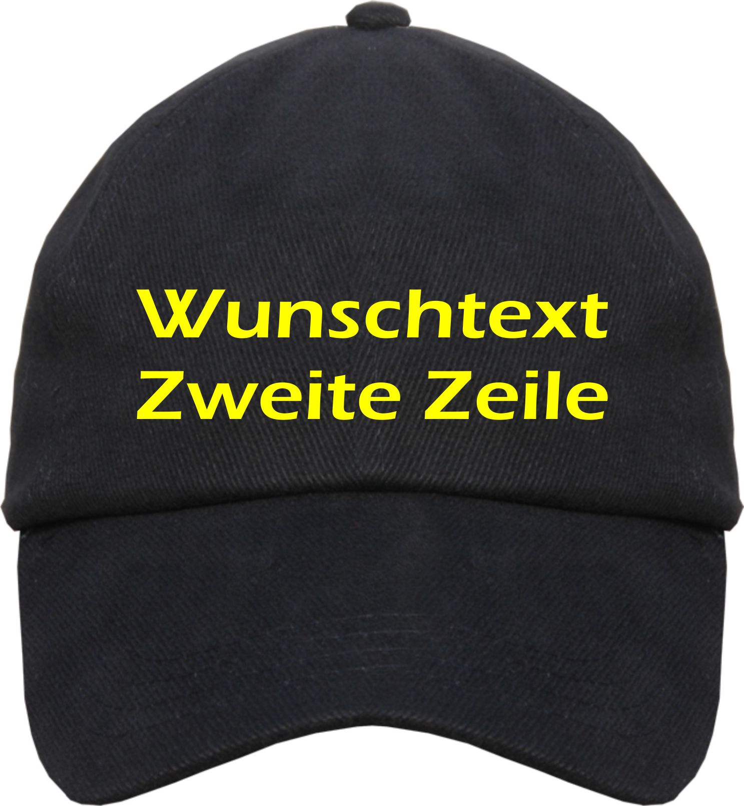 Individuelles Cappy NEON - Blockschrift - mit Wunschtext bedruckt