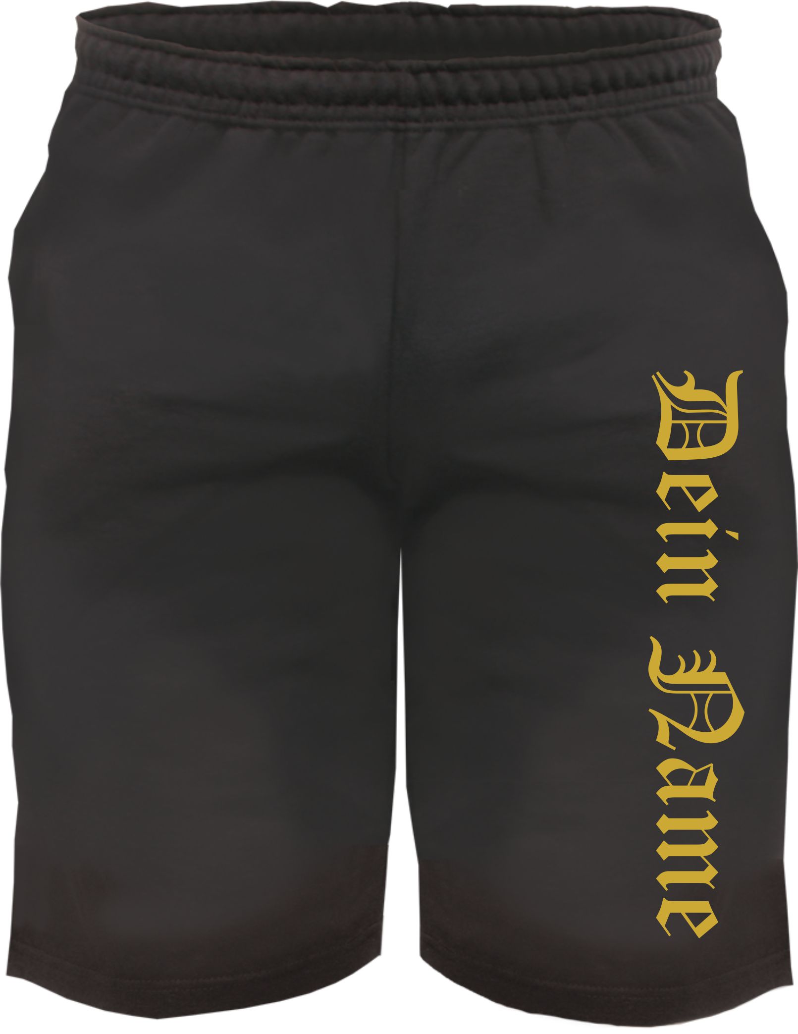 Individuelle Sweatshort - altdeutsch gerade - Wunschtext Druck - Kurze Hose