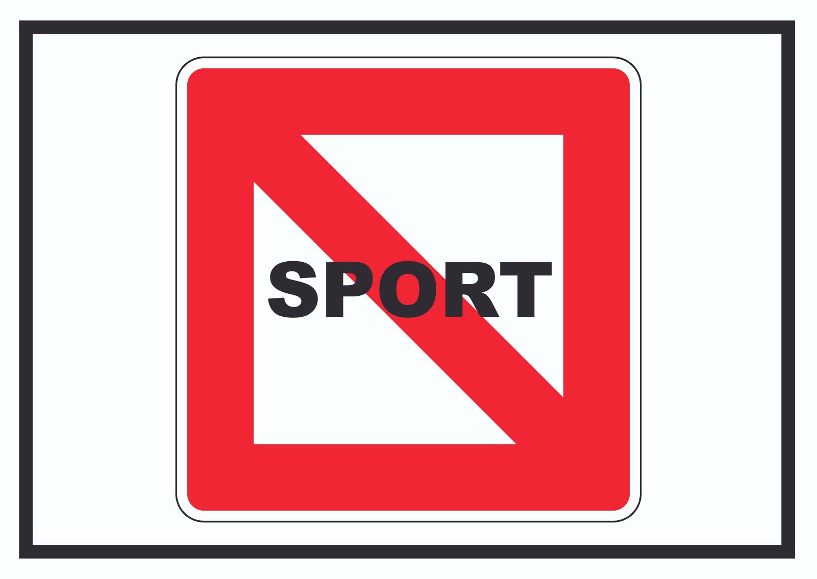 Fahrverbot für Sportboote Symbol Sportfahrzeuge verboten