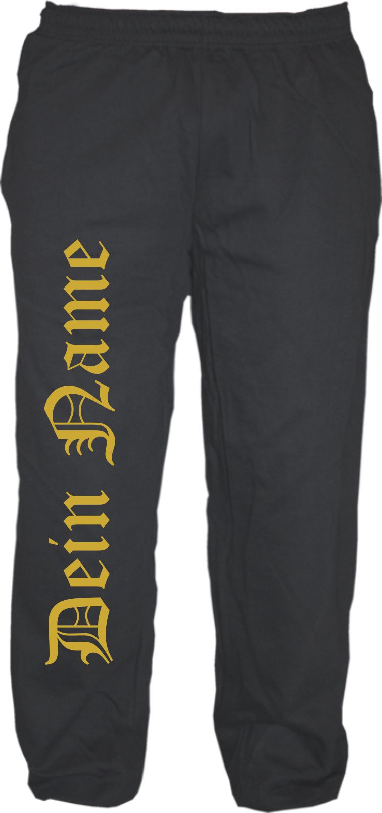 Individuelle Jogginghose - altdeutsch gerade - Wunschtext Druck - Sweatpants
