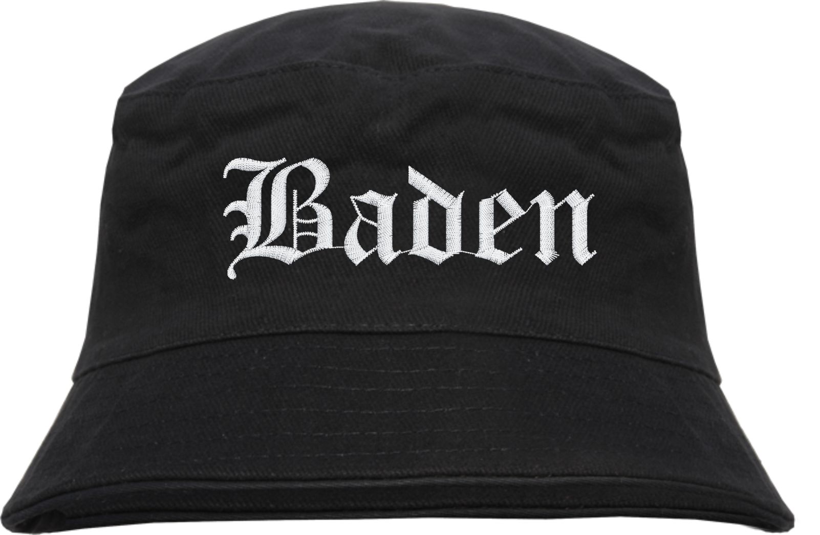 Baden Fischerhut - Altdeutsch - bestickt -  Bucket Hat Anglerhut Hut