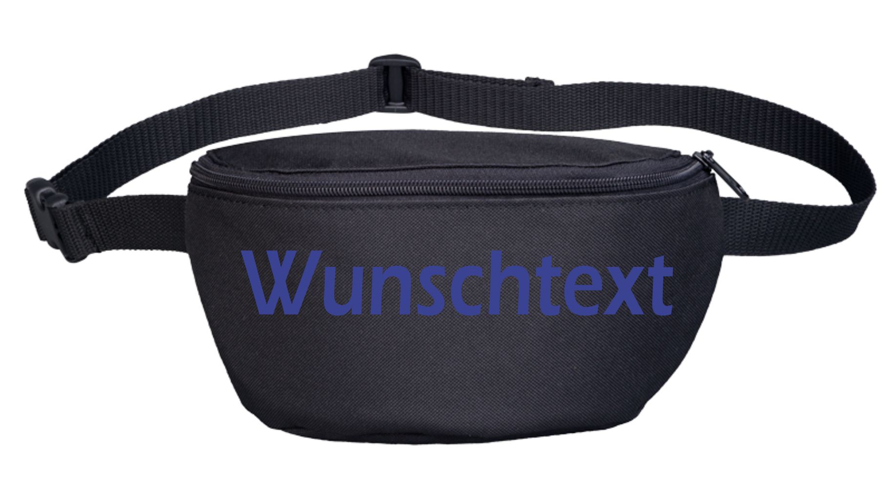 Bauchtasche mit Wunschtext - Blockschrift - bedruckt - Gürteltasche Hipbag