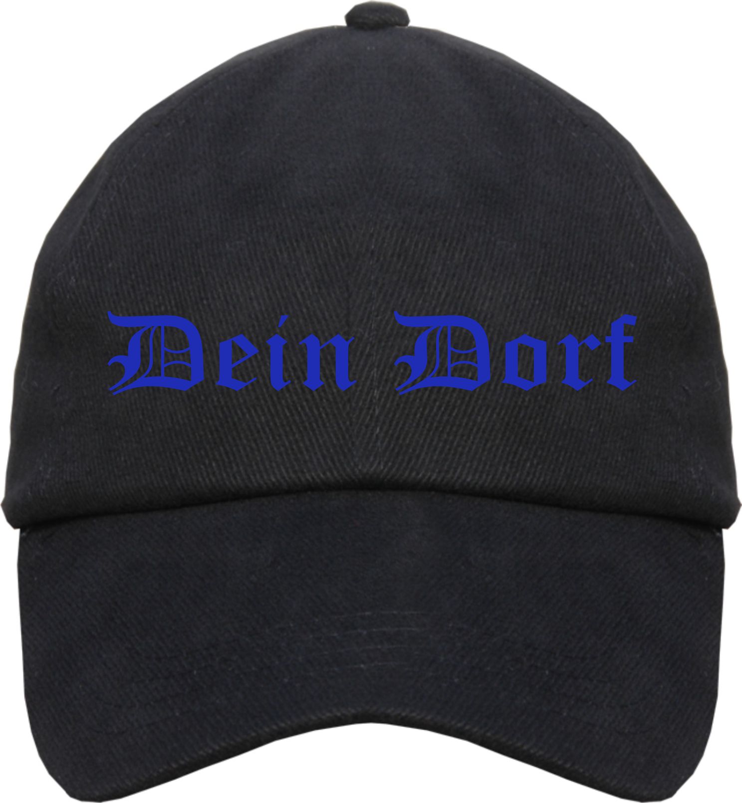 Individuelles Cappy - altdeutsch gerade - mit Wunschtext bedruckt