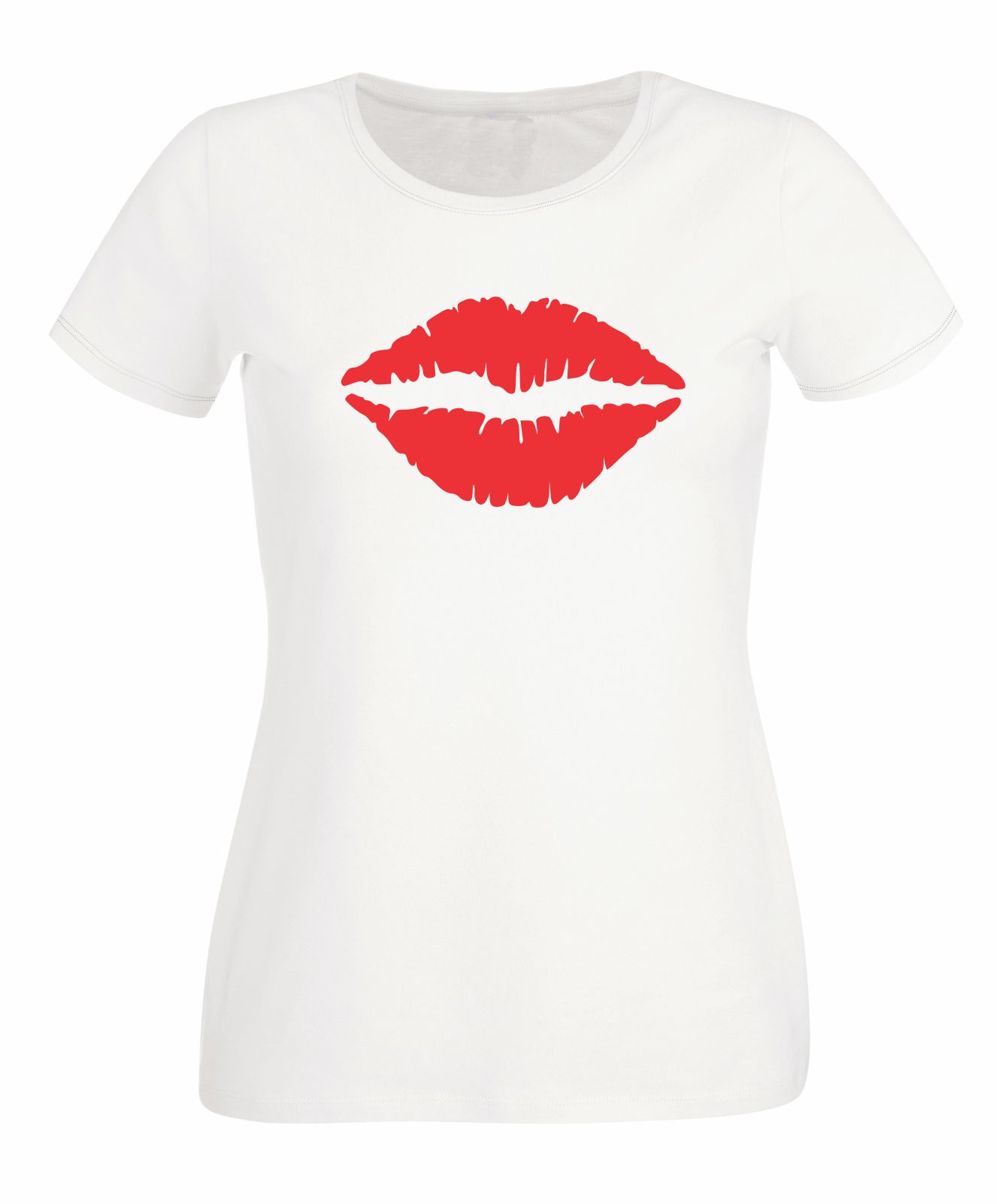 Kussmund rot Damen T-Shirt