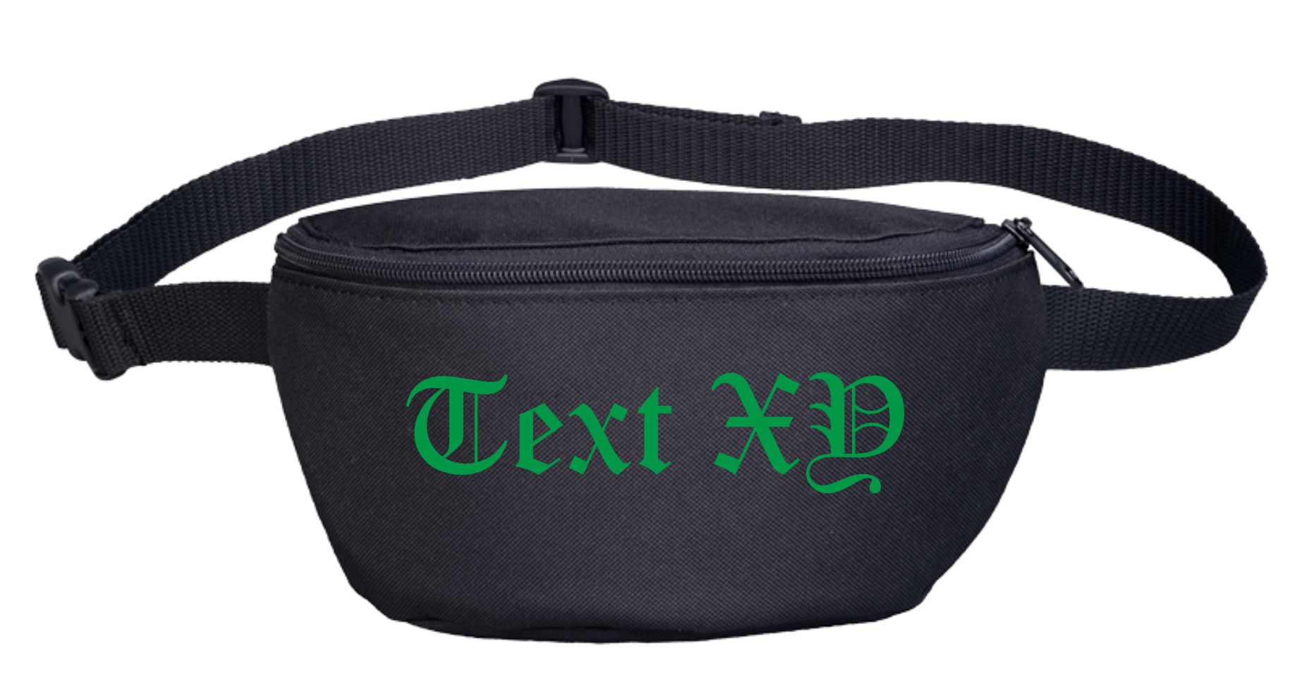 Bauchtasche mit Wunschtext - Altdeutsch - bedruckt - Gürteltasche Hipbag