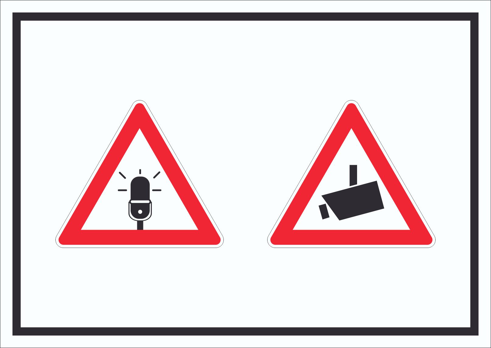 Achtung Audio- und Videoüberwachung Schild Symbol