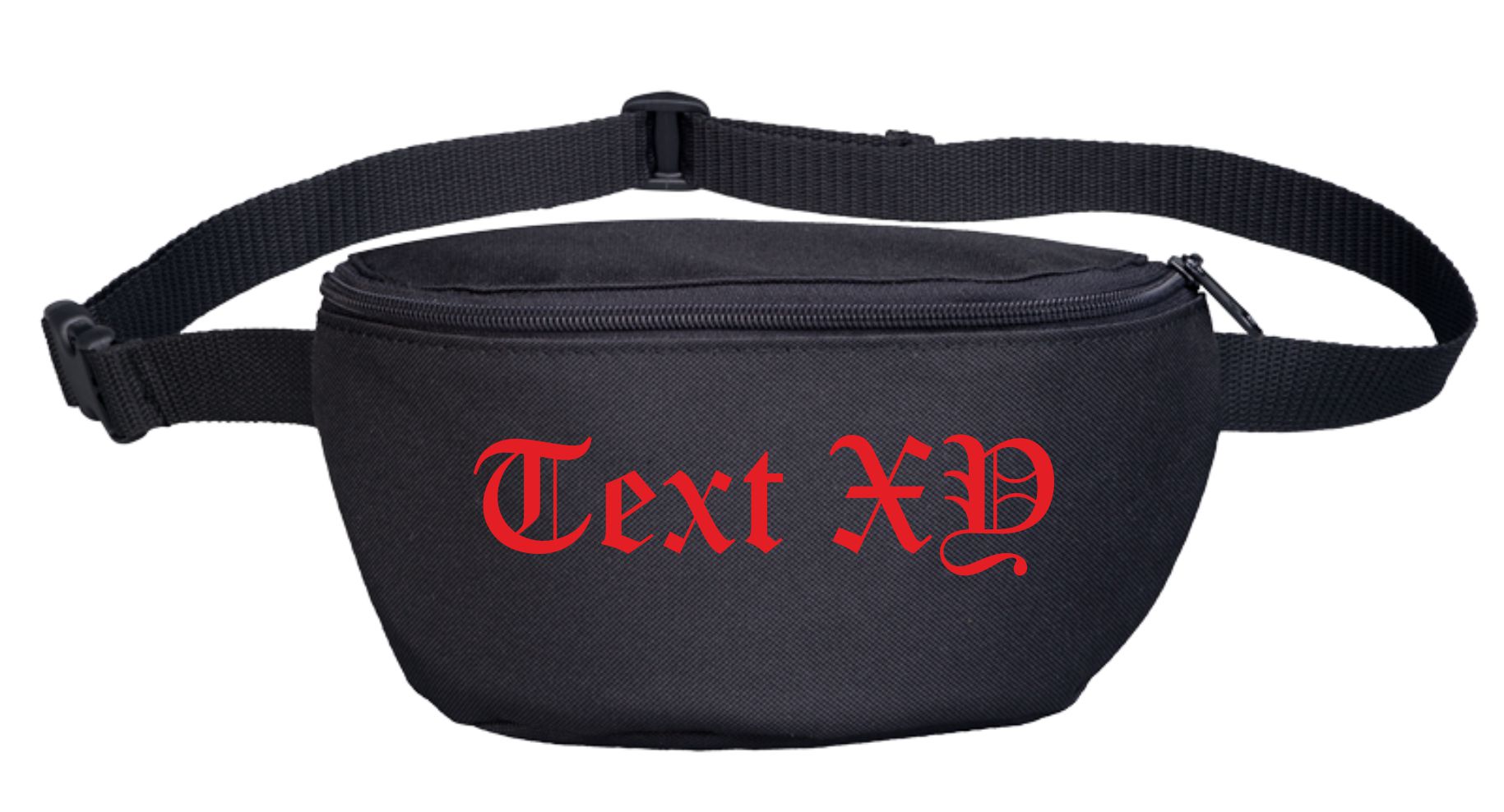 Bauchtasche mit Wunschtext - Altdeutsch - bedruckt - Gürteltasche Hipbag