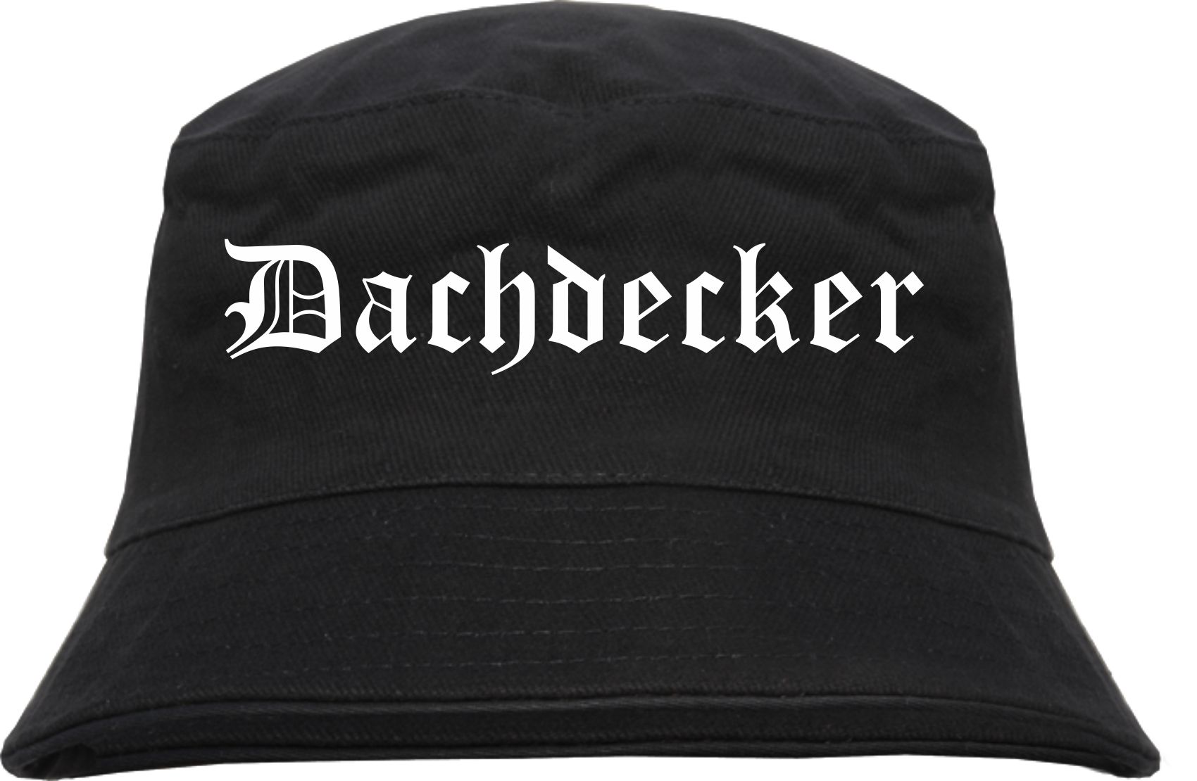 Dachdecker Fischerhut - Altdeutsch - bedruckt - Bucket Hat Anglerhut Hut