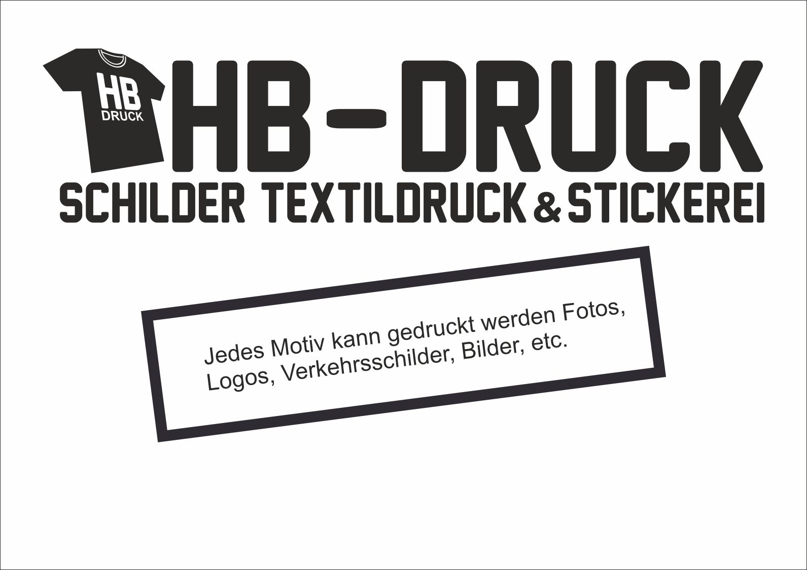 Eigene Vorlage Foto Logo Datei Schild waagerecht