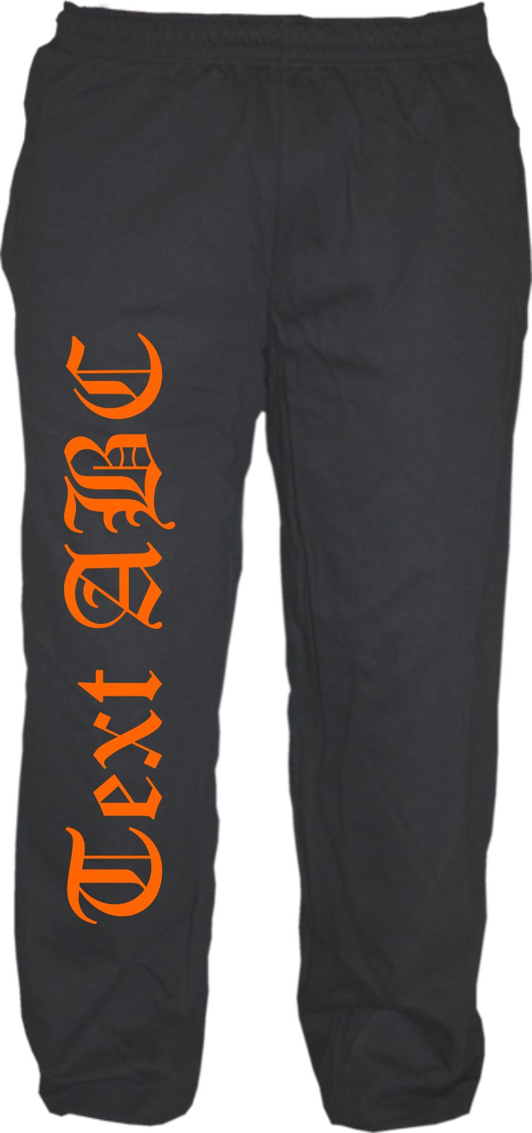 Individuelle Jogginghose - altdeutsch gerade - Wunschtext Druck - Sweatpants