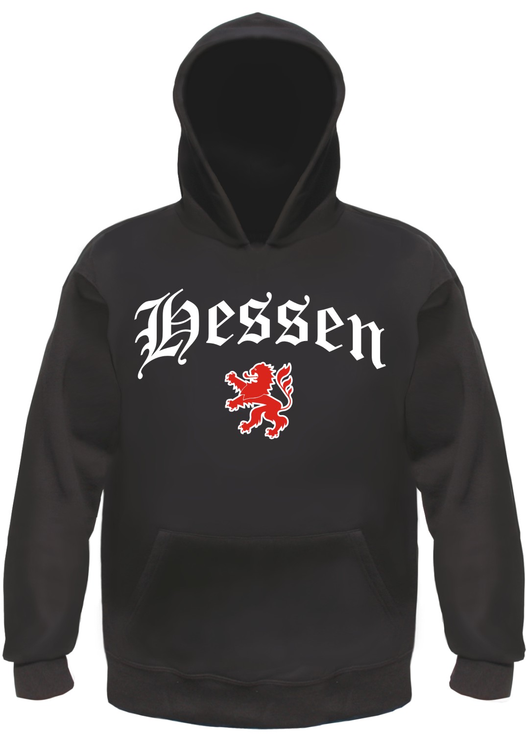 Hessen Kapuzensweatshirt - Altdeutsch - bedruckt - Hoodie Kapuzenpullover