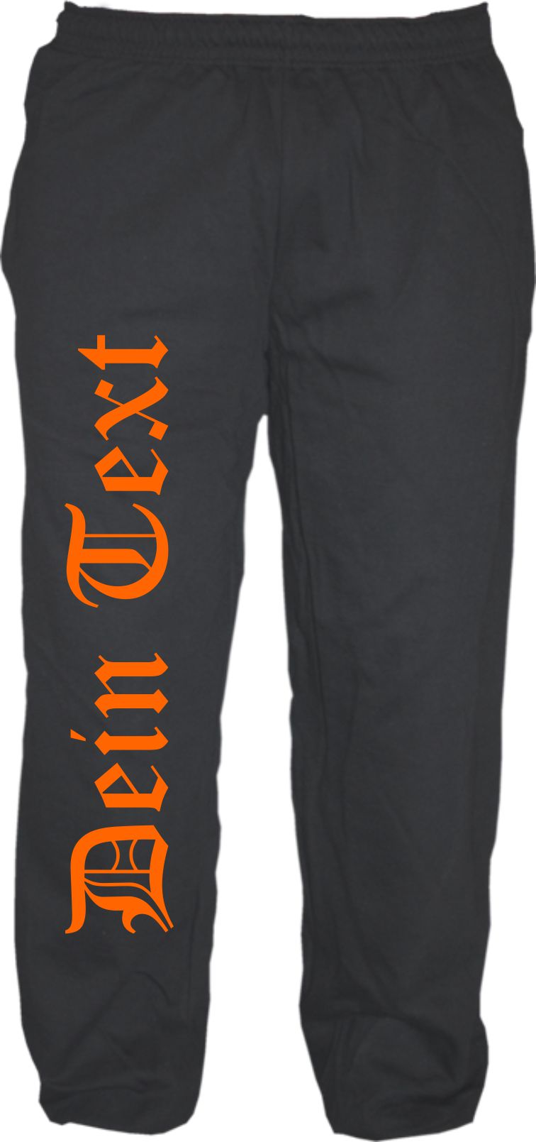 Individuelle Jogginghose NEON - altdeutsch gerade - Wunschtext Druck - Sweatpant