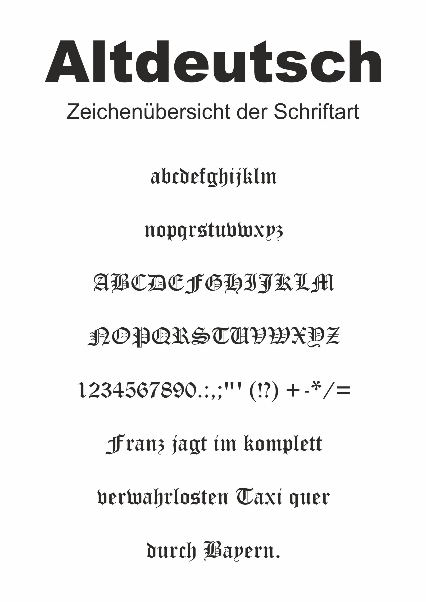Herren T-Shirt Wunschtext mit Druck - Rot - altdeutsch gerade