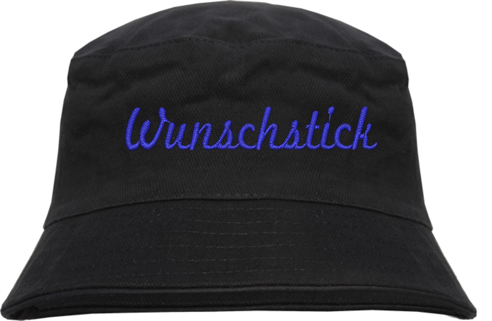 Bucket Hat mit Wunschtext - Schreibschrift - bestickt - Fischerhut