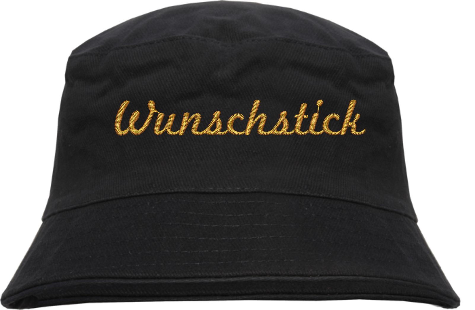 Bucket Hat mit Wunschtext - Schreibschrift - bestickt - Fischerhut