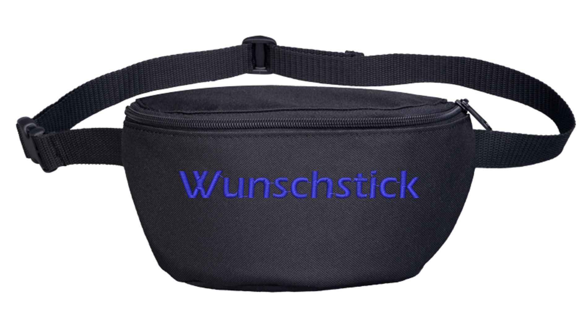 Bauchtasche mit Wunschtext - Blockschrift - bestickt - Gürteltasche Hipbag