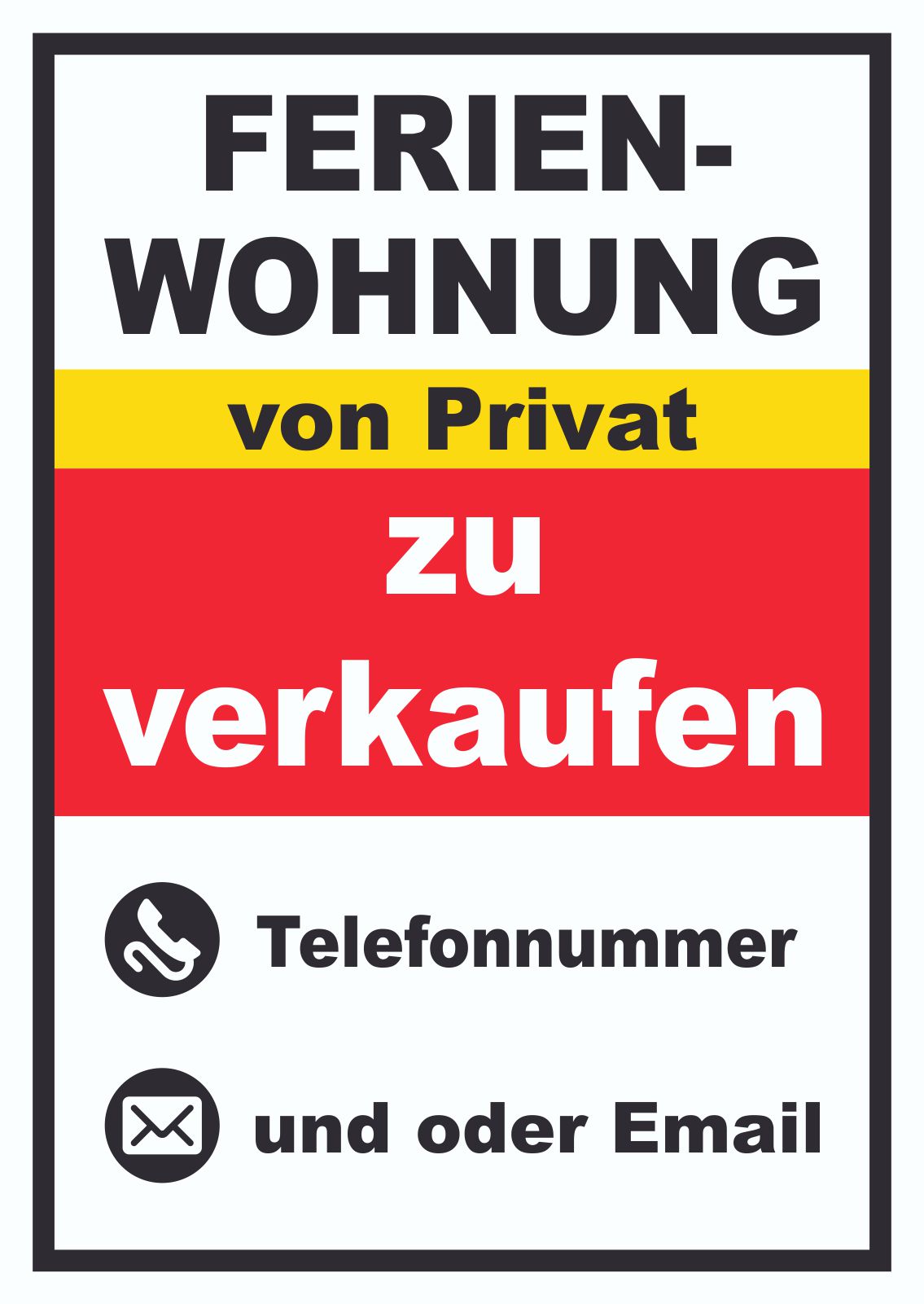Ferienwohnung zu verkaufen von Privat Hochkant