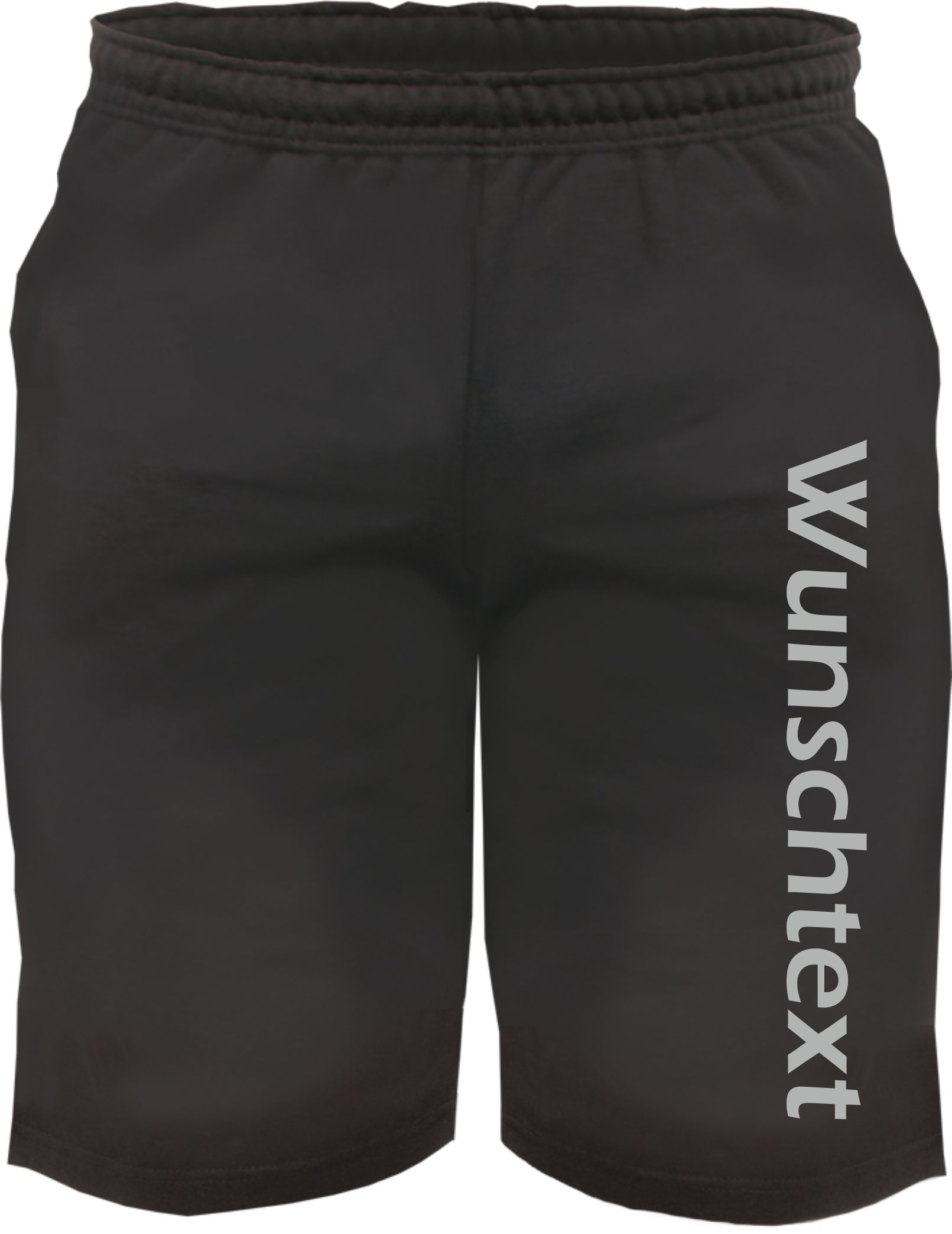 Individuelle Sweatshort - Blockschrift - Wunschtext Druck - Kurze Hose