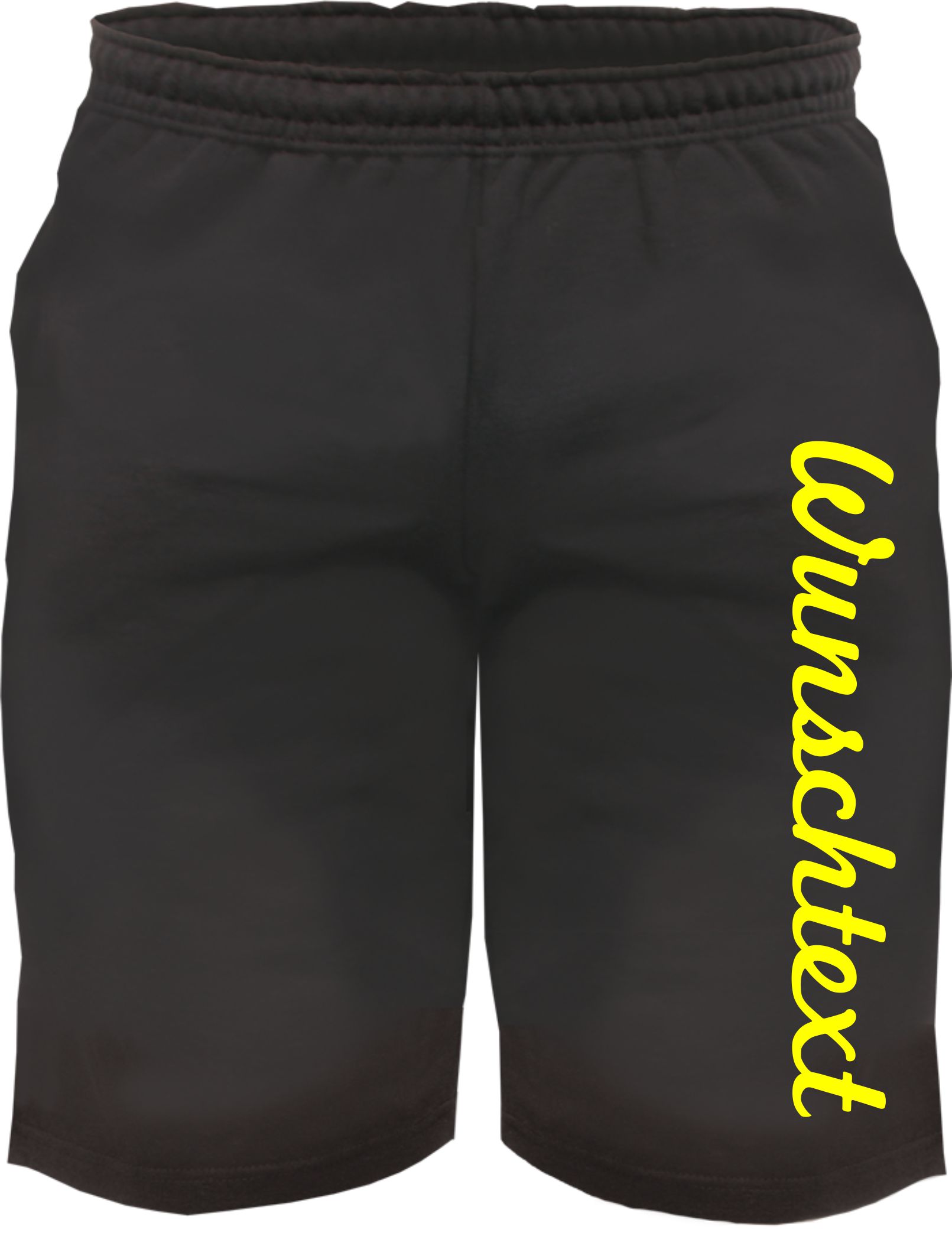 Individuelle Sweatshort NEON - Schreibschrift - Wunschtext Druck - Kurze Hose