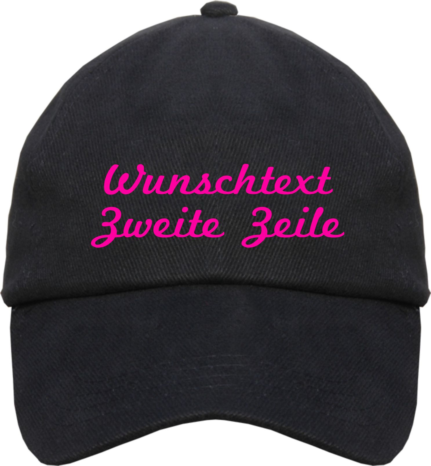 Individuelles Cappy NEON - Schreibschrift - mit Wunschtext bedruckt