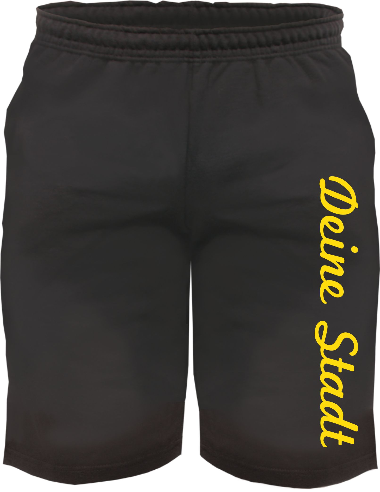 Individuelle Sweatshort - Schreibschrift - Wunschtext Druck - Kurze Hose