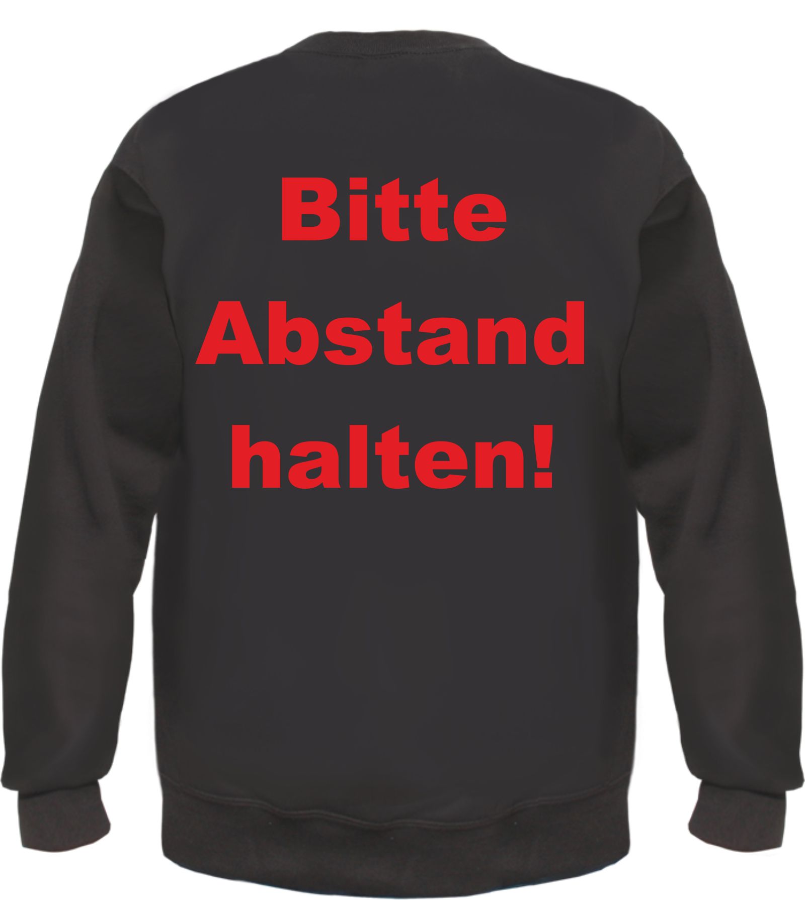 Bitte Abstand halten - Herren Sweatshirt -  Abstandhalten Pullover