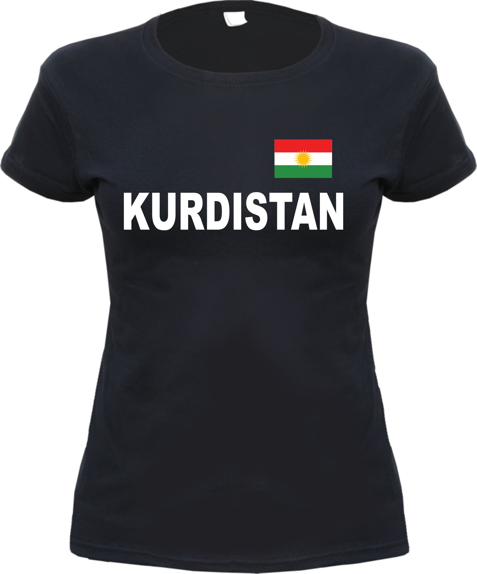 KURDISTAN  Damen T-Shirt mit Flagge
