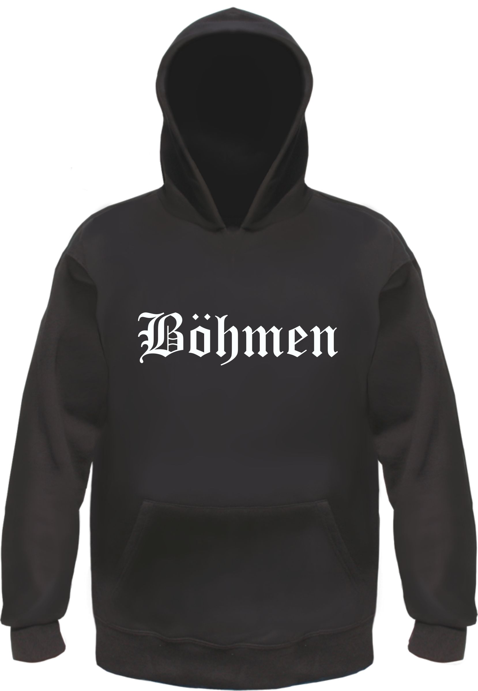 Böhmen Kapuzensweatshirt - Altdeutsch - bedruckt - Hoodie Kapuzenpullover