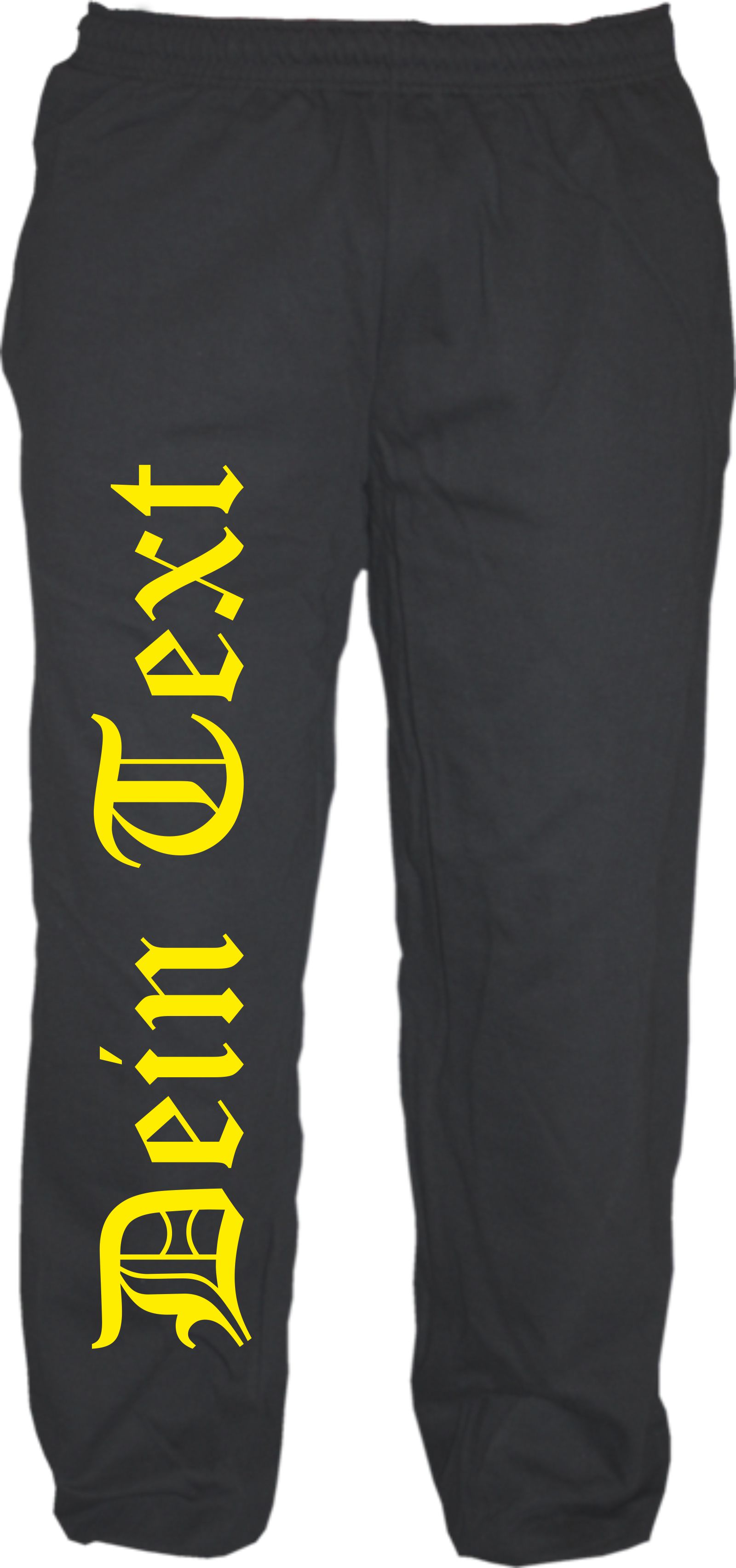 Jogginghose mit Wunschtext - Altdeutsch -  bedruckt - Sweatpants Jogger