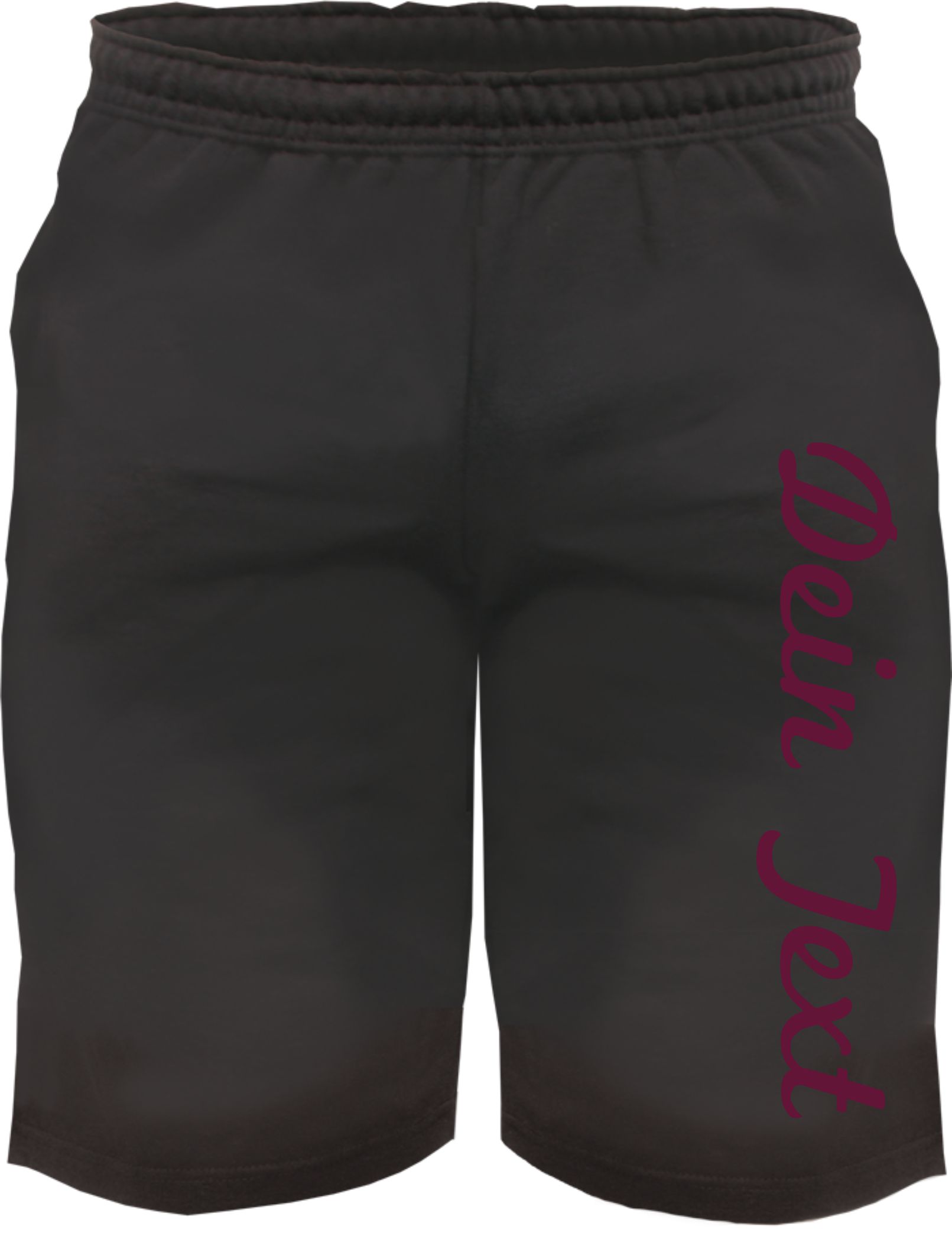 Individuelle Sweatshort - Schreibschrift - Wunschtext Druck - Kurze Hose