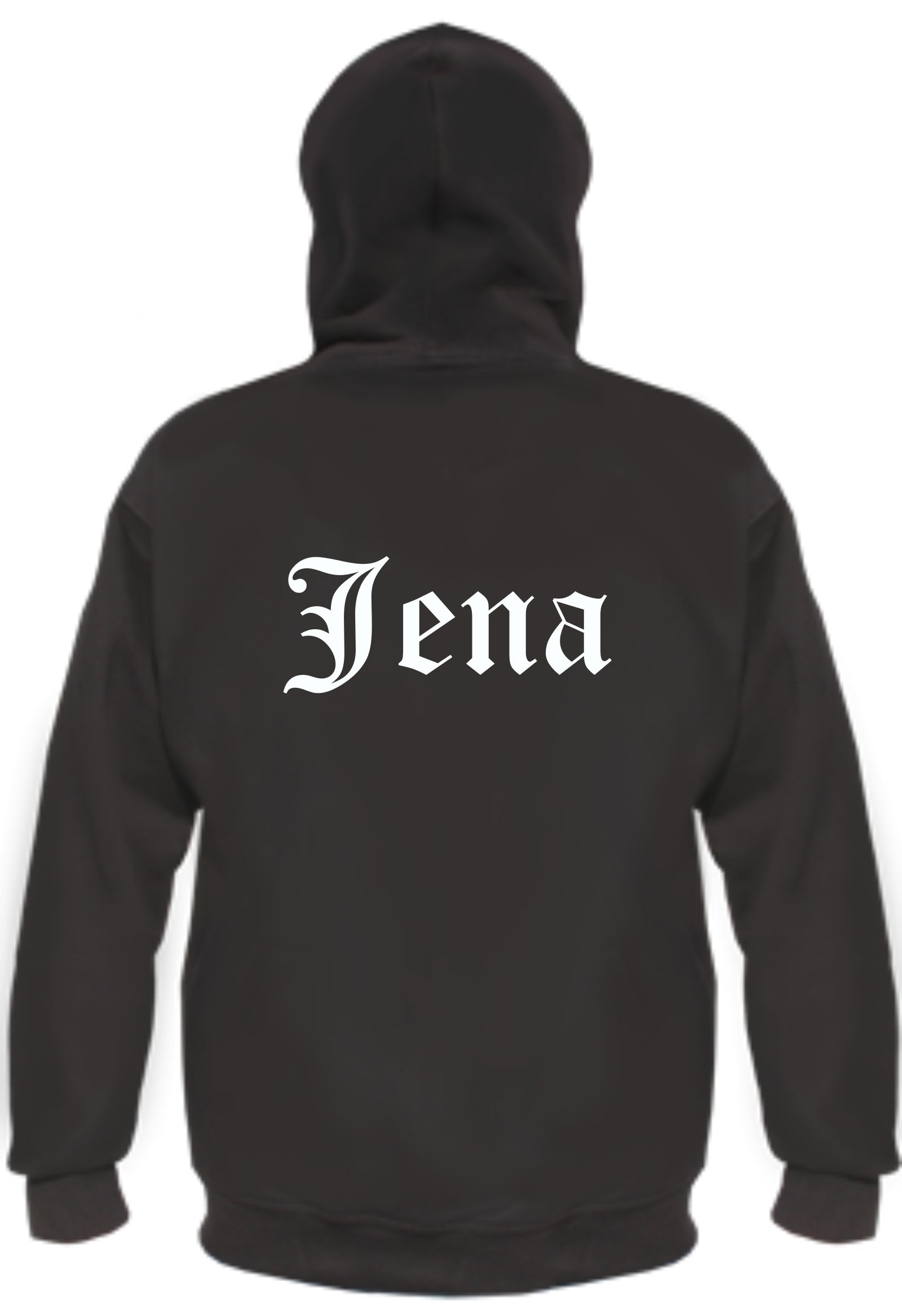 Jena Kapuzenjacke - Altdeutsch bedruckt - Sweatjacke Hoodie Jacke