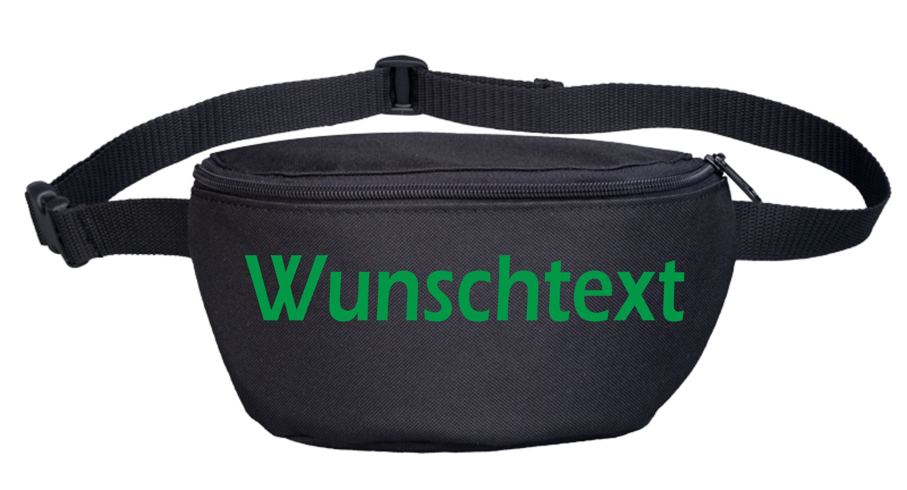 Bauchtasche mit Wunschtext - Blockschrift - bedruckt - Gürteltasche Hipbag