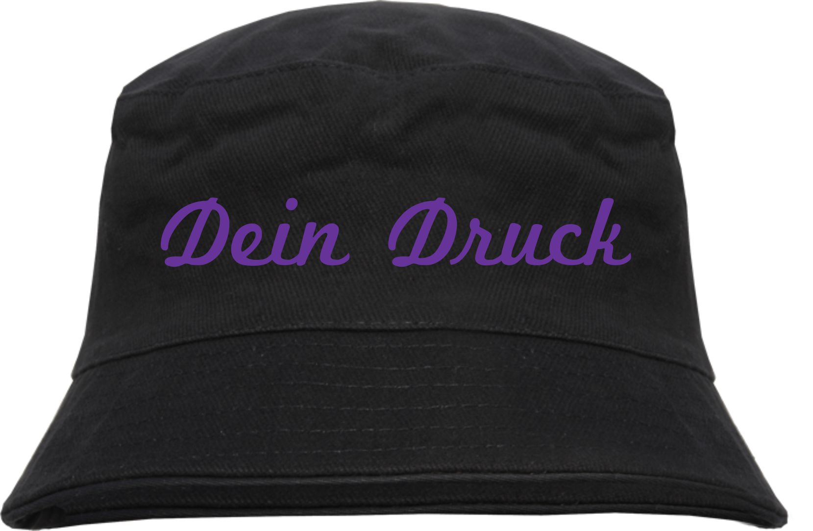 Bucket Hat mit Wunschtext - Schreibschrift - bedruckt - Fischerhut