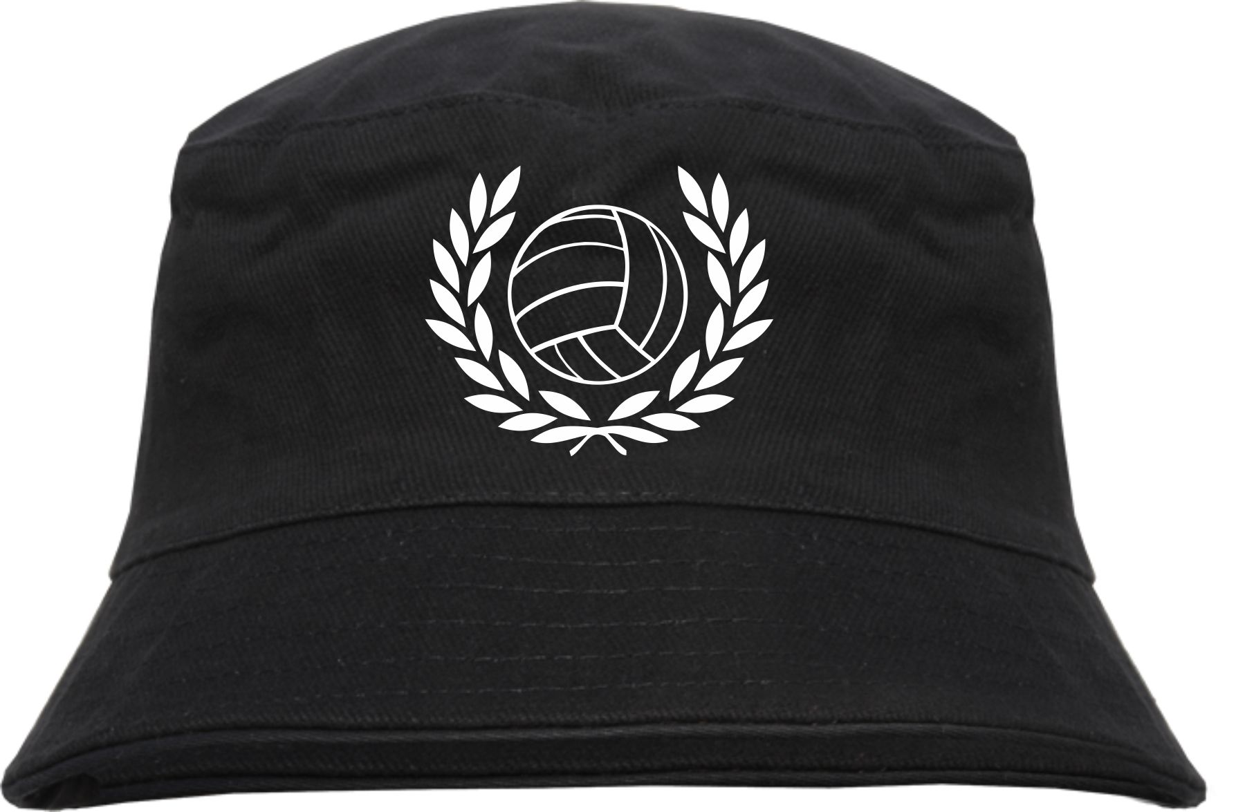 Lorbeerkranz + Fussball Fischerhut - bedruckt - Bucket Hat Anglerhut Hut