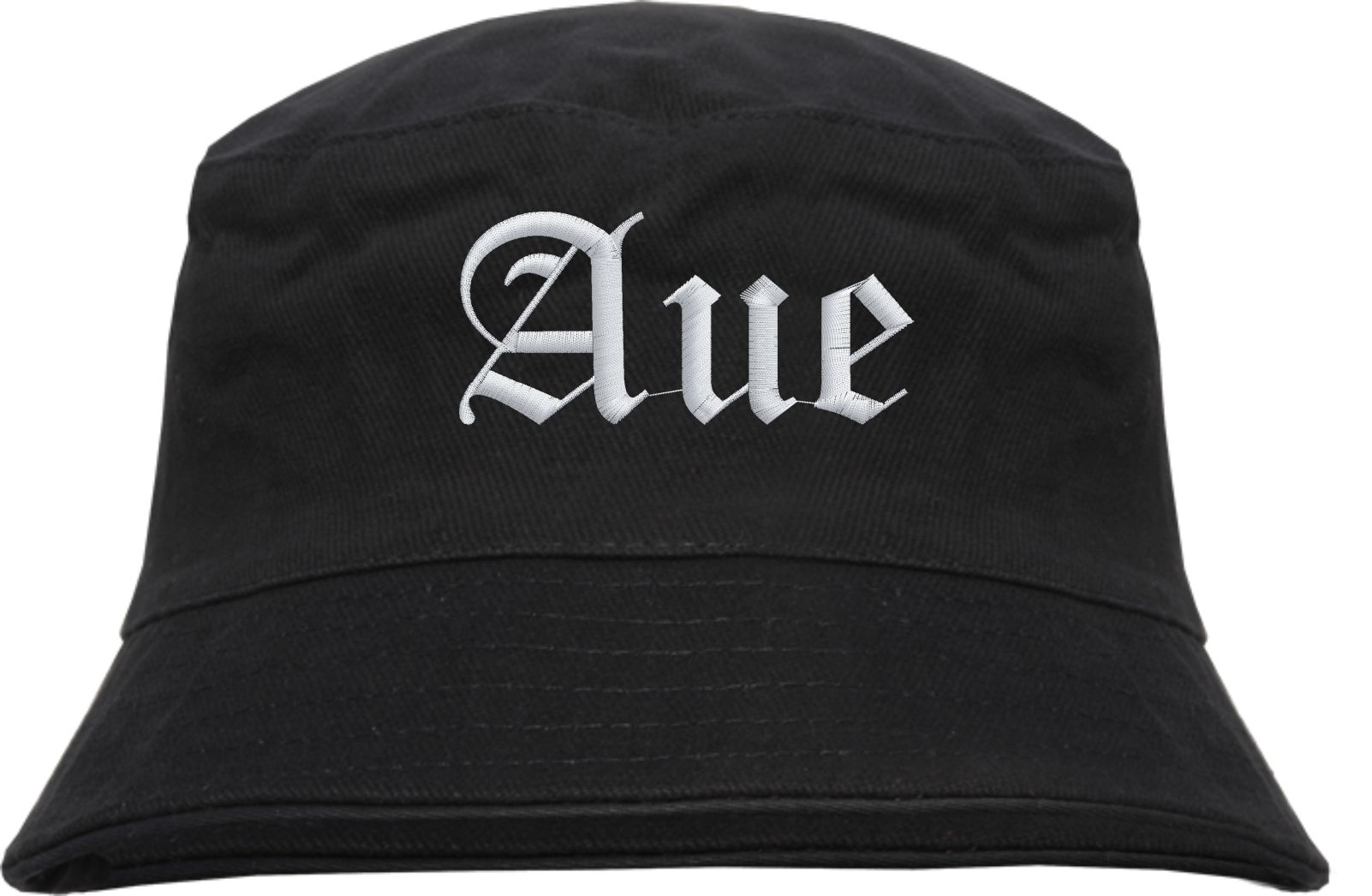 Aue Fischerhut - Altdeutsch - bestickt -  Bucket Hat Anglerhut Hut