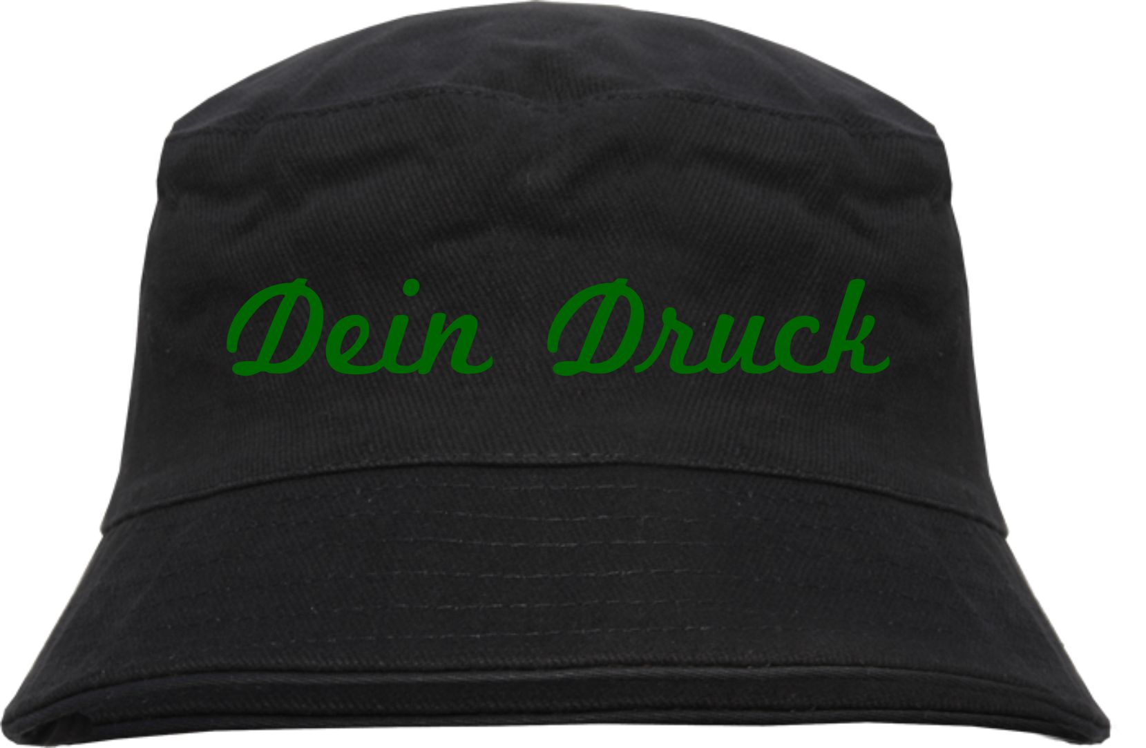 Bucket Hat mit Wunschtext - Schreibschrift - bedruckt - Fischerhut