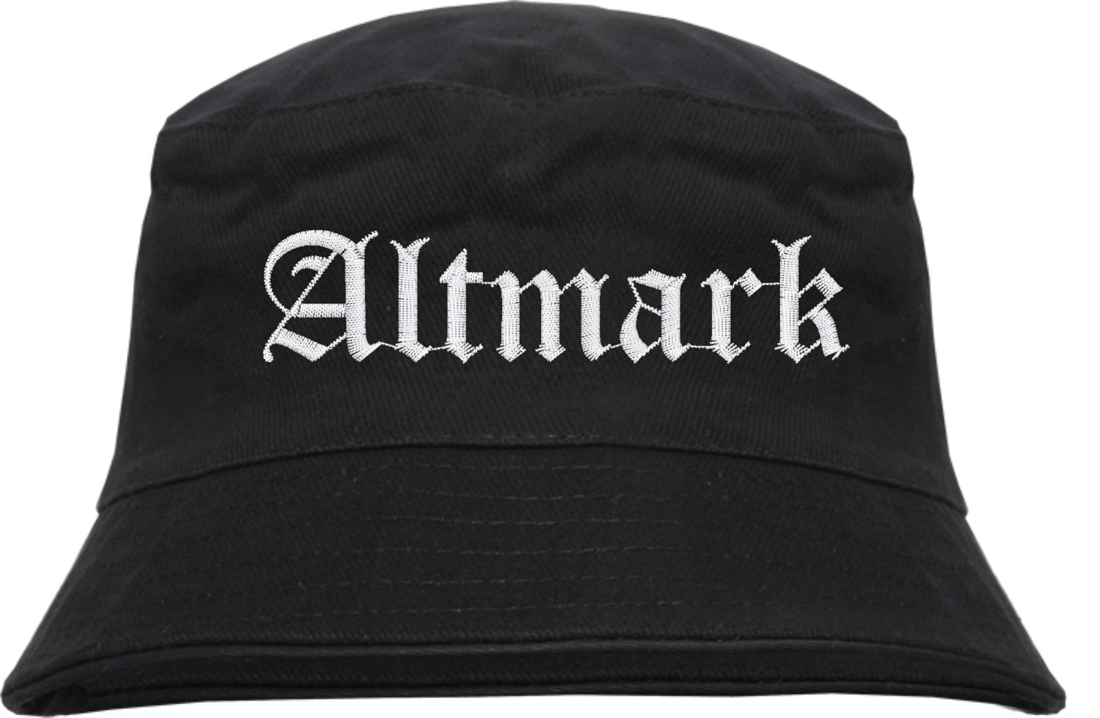Altmark Fischerhut - Altdeutsch - bestickt -  Bucket Hat Anglerhut Hut