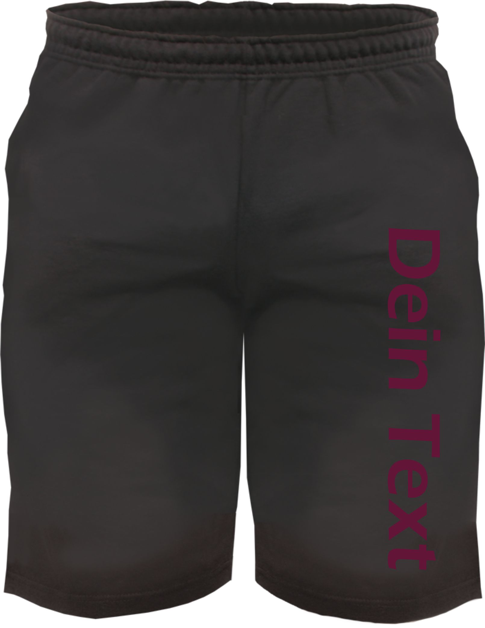 Individuelle Sweatshort - Blockschrift - Wunschtext Druck - Kurze Hose