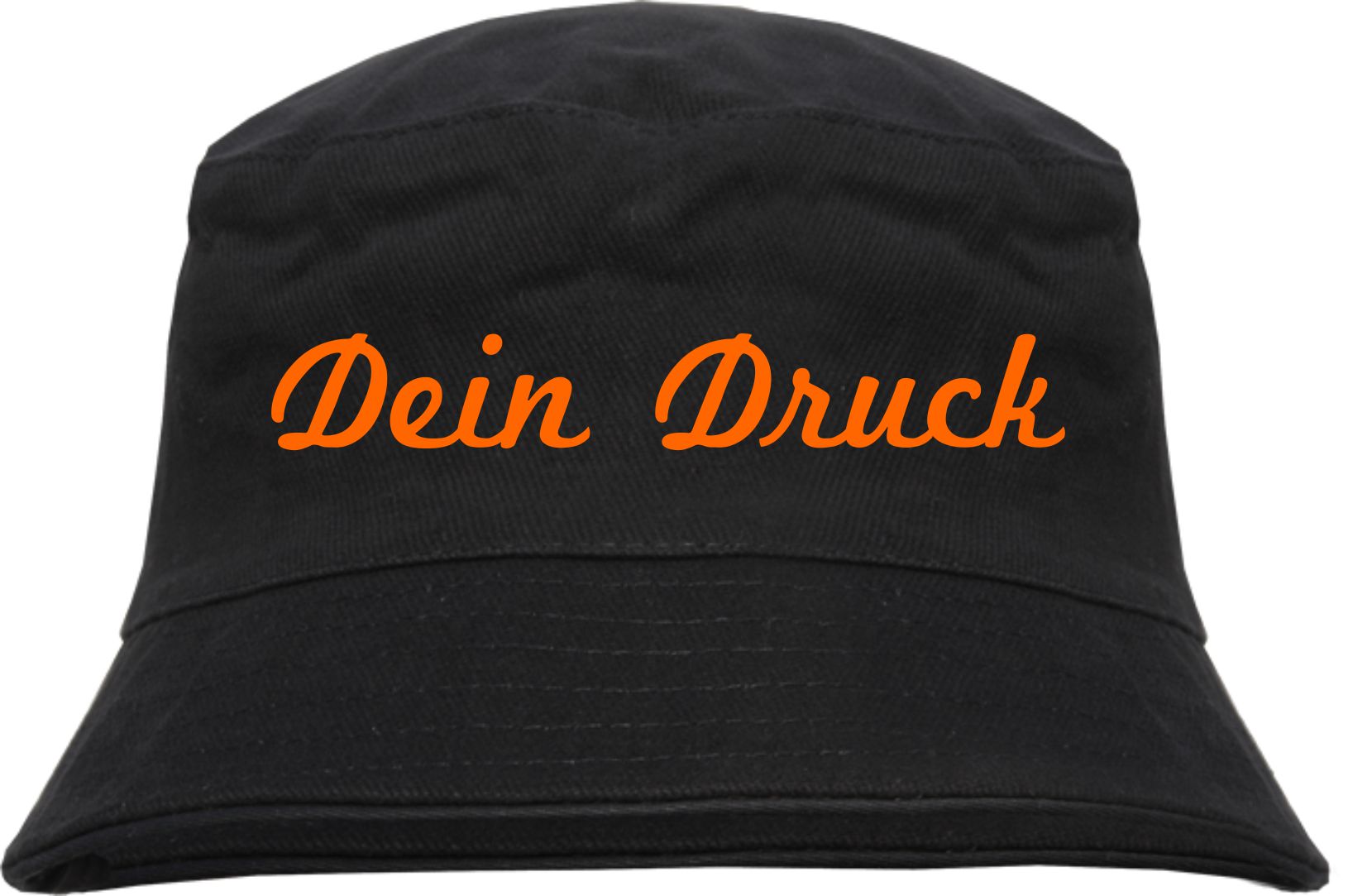 Bucket Hat mit Wunschtext - Schreibschrift - bedruckt - Fischerhut