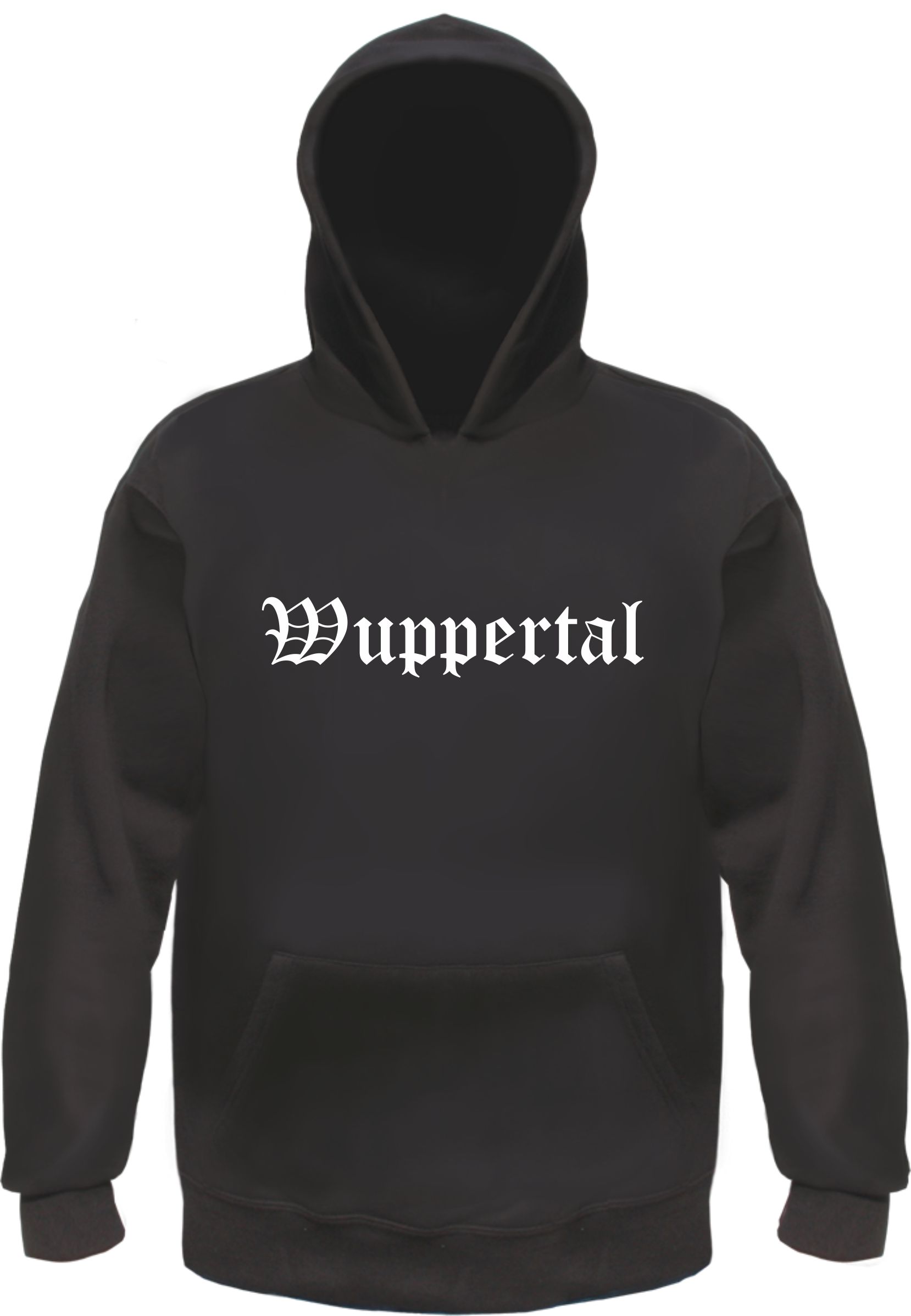 Zürich Kapuzensweatshirt - Altdeutsch bedruckt - Hoodie Kapuzenpullover