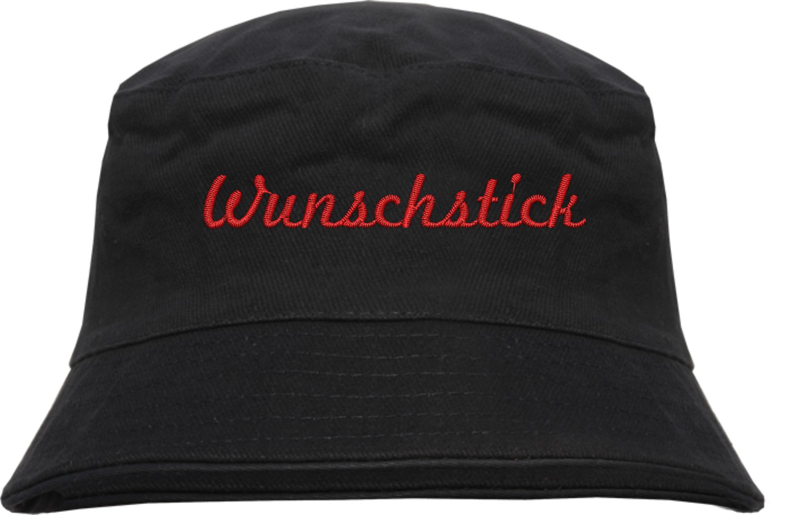 Bucket Hat mit Wunschtext - Schreibschrift - bestickt - Fischerhut