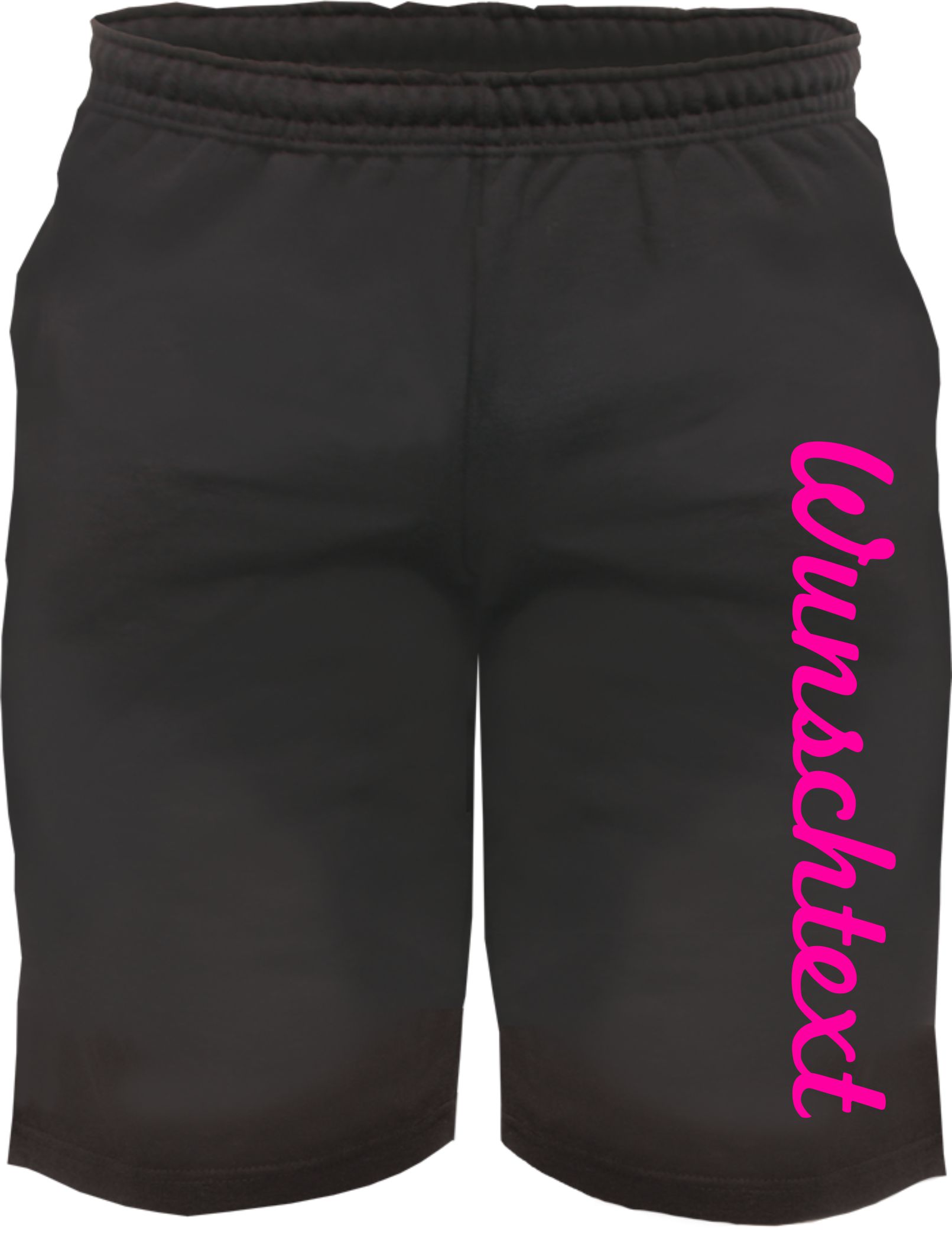 Individuelle Sweatshort NEON - Schreibschrift - Wunschtext Druck - Kurze Hose