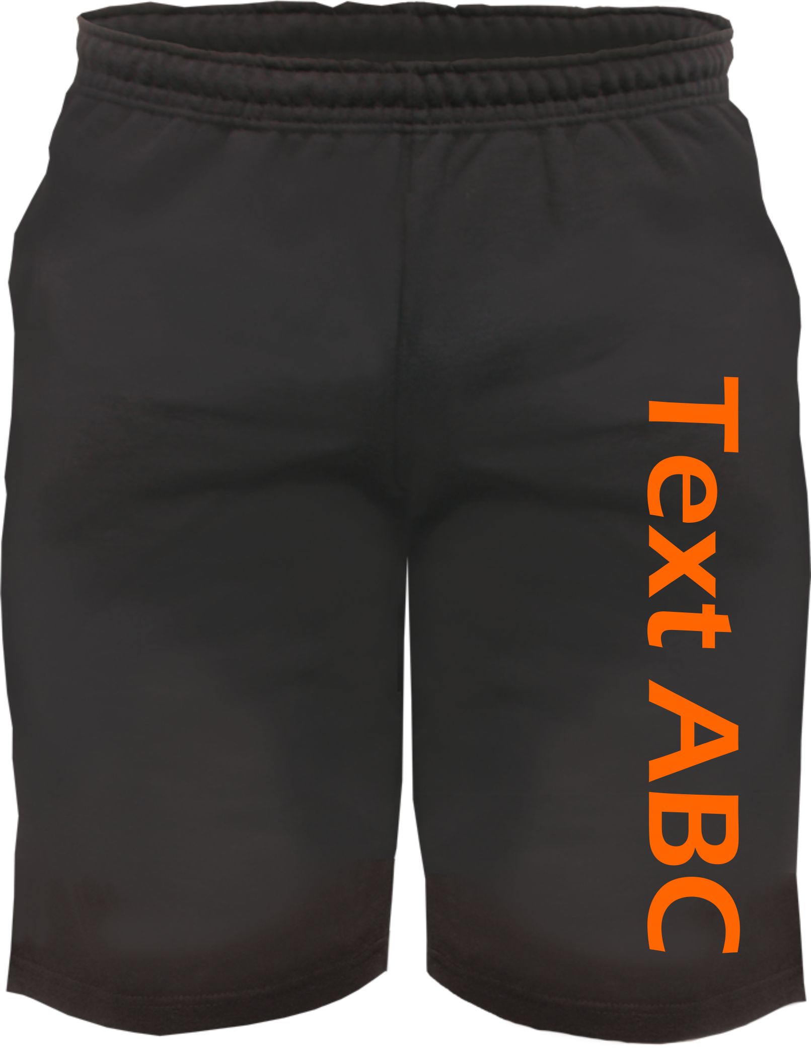 Individuelle Sweatshort - Blockschrift - Wunschtext Druck - Kurze Hose