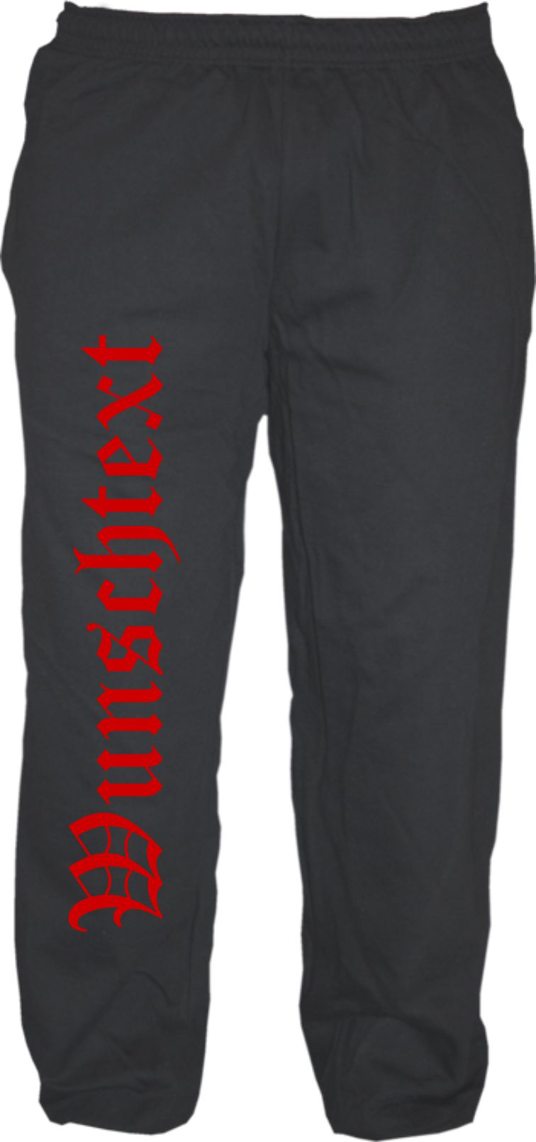 Individuelle Jogginghose - altdeutsch gerade - Wunschtext Druck - Sweatpants